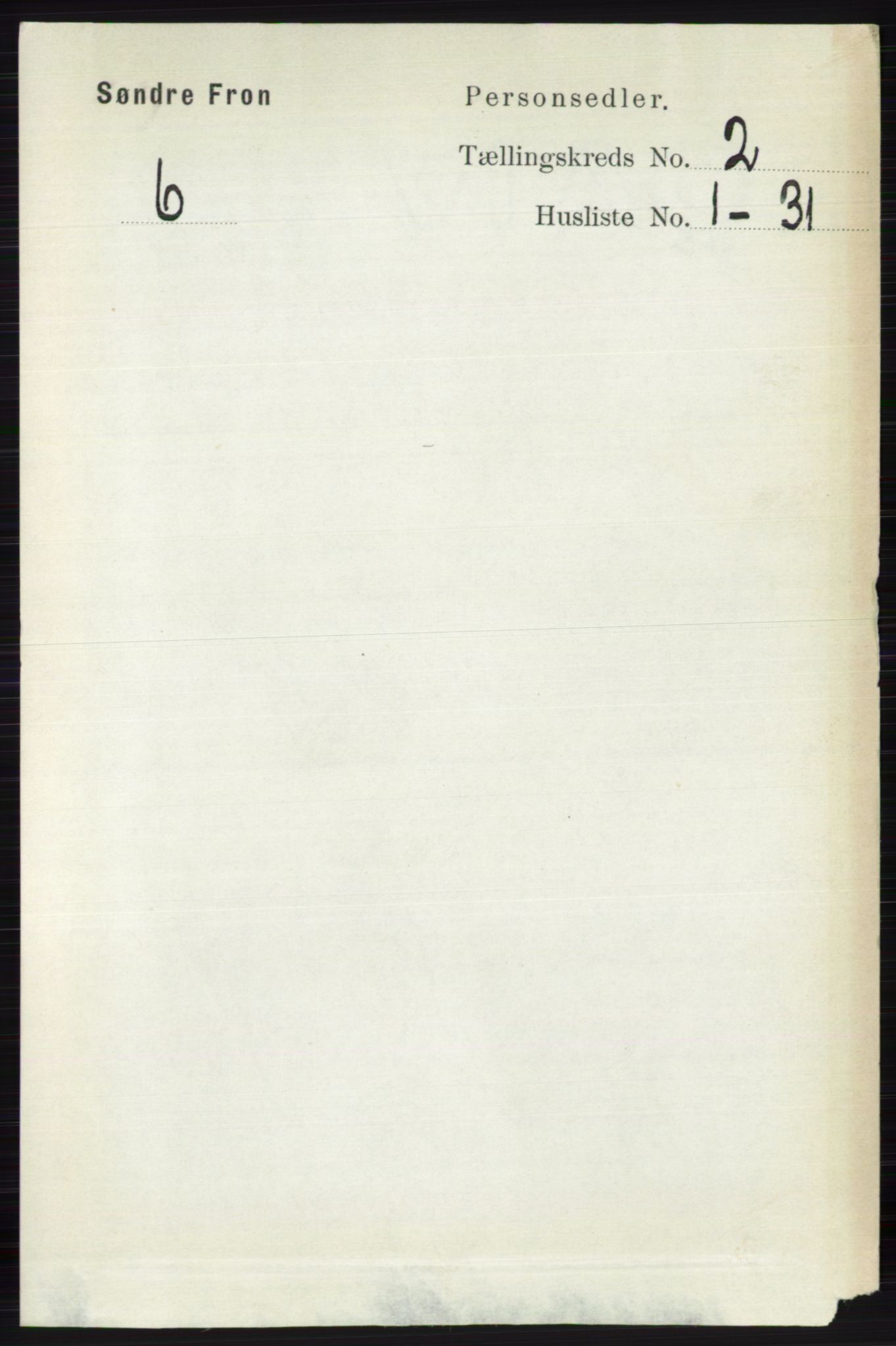 RA, 1891 census for 0519 Sør-Fron, 1891, p. 561
