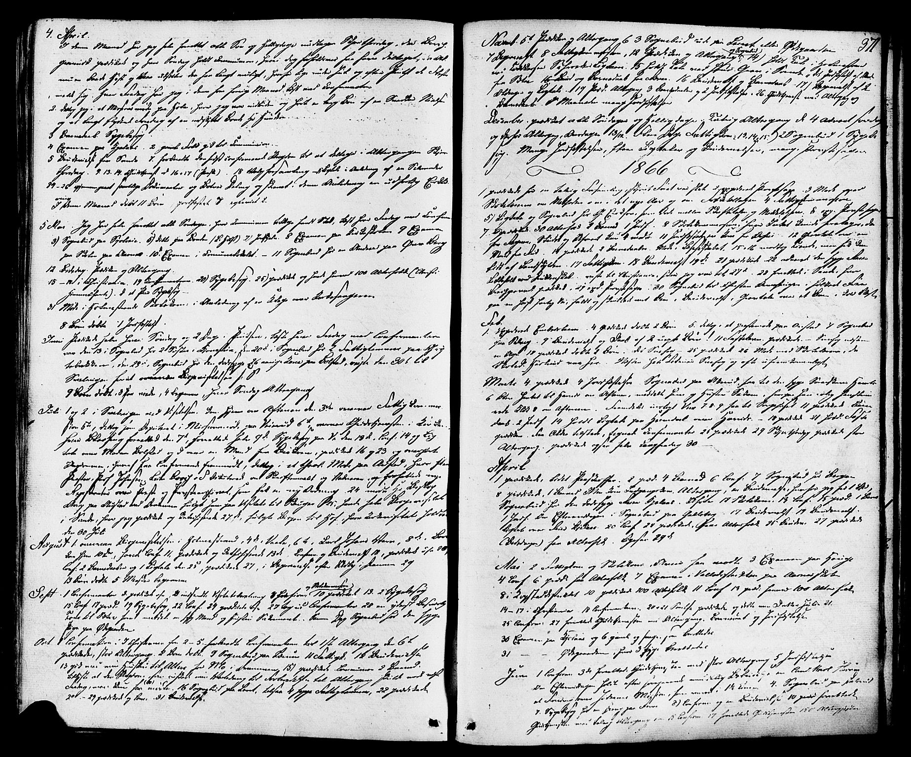Sande Kirkebøker, AV/SAKO-A-53/F/Fa/L0005: Parish register (official) no. 5, 1865-1877, p. 371