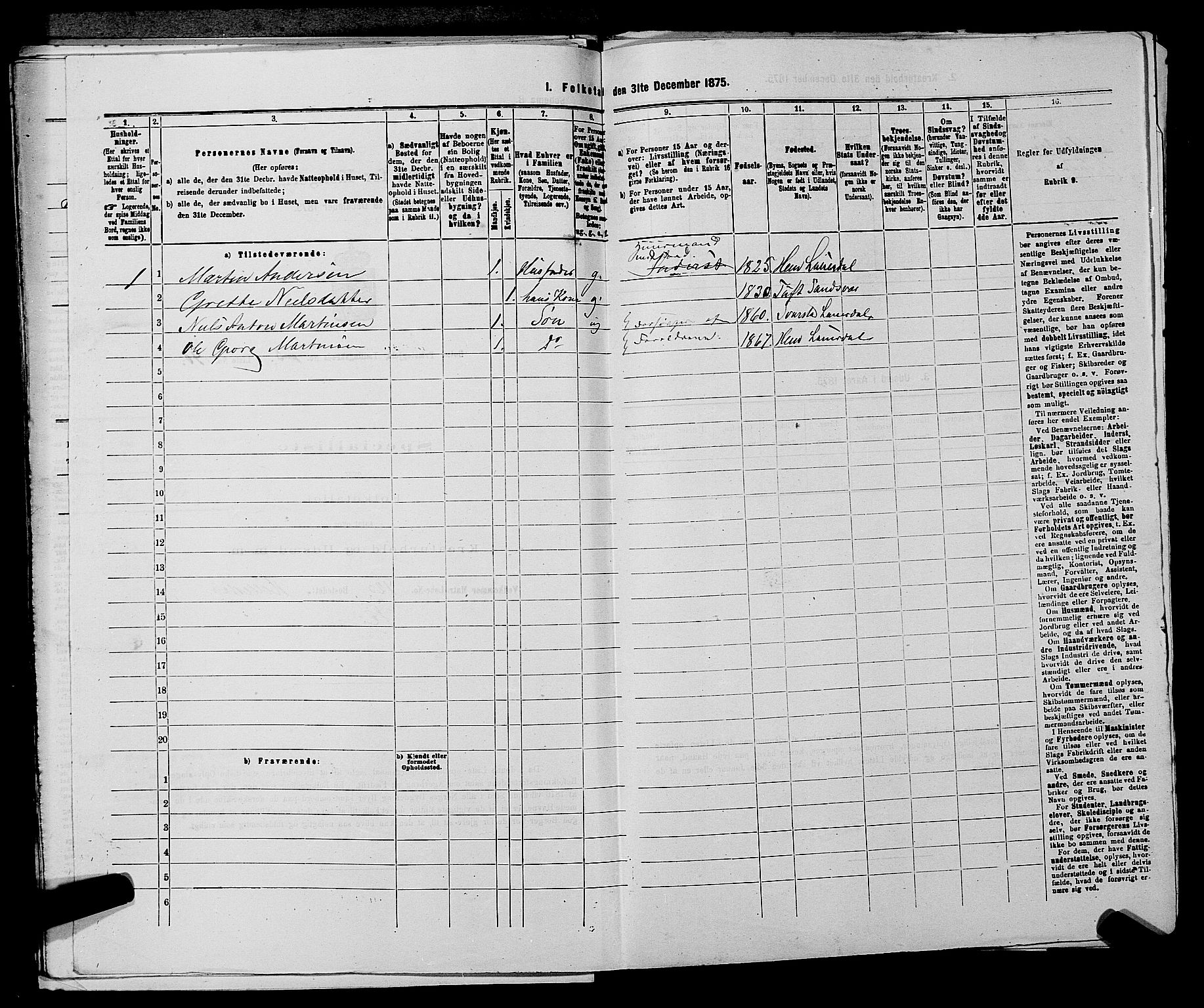 SAKO, 1875 census for 0715P Botne, 1875, p. 465