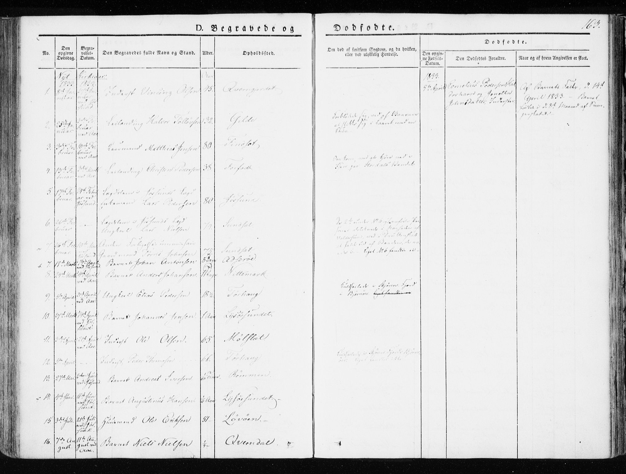 Ministerialprotokoller, klokkerbøker og fødselsregistre - Sør-Trøndelag, AV/SAT-A-1456/655/L0676: Parish register (official) no. 655A05, 1830-1847, p. 163