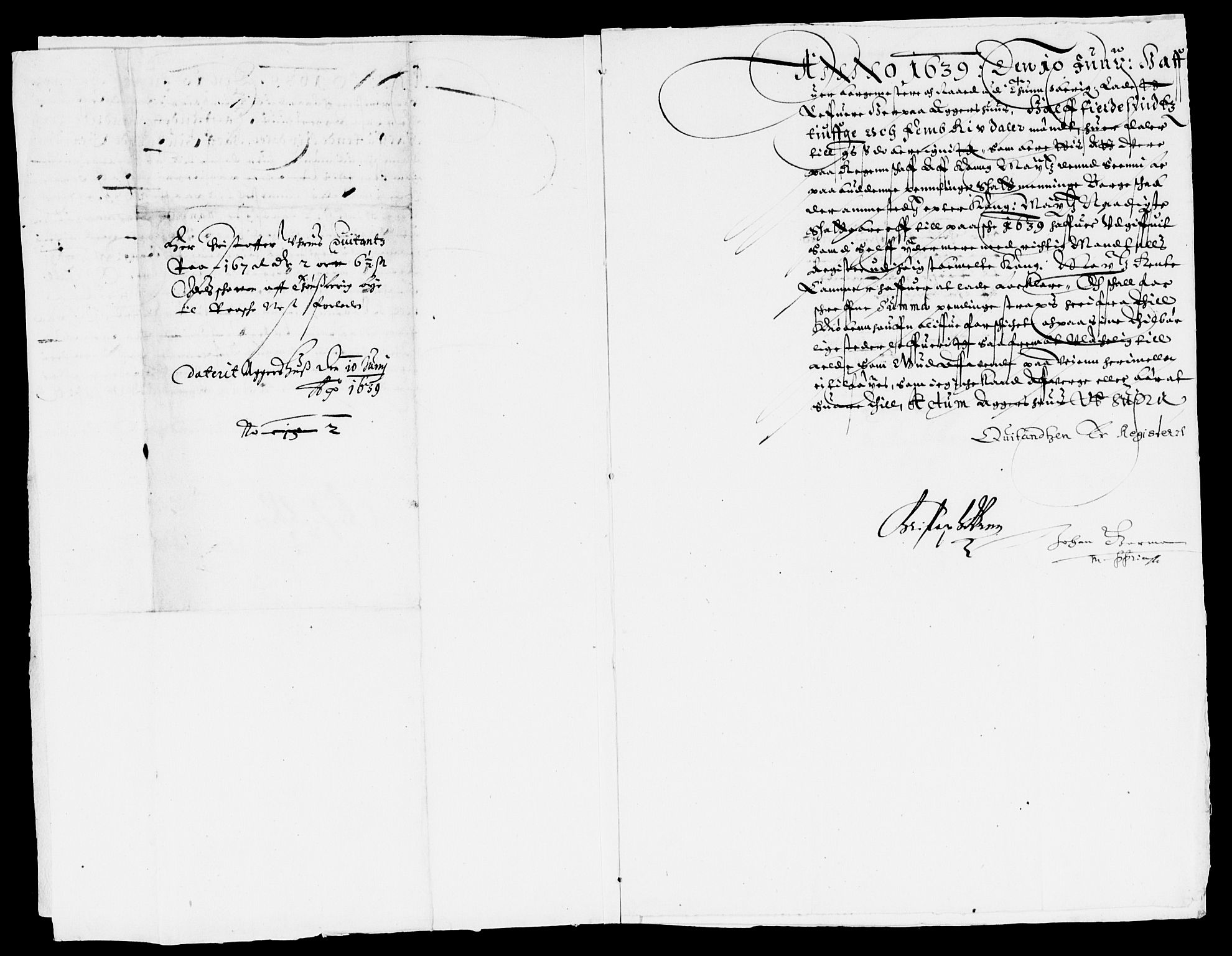 Rentekammeret inntil 1814, Reviderte regnskaper, Lensregnskaper, AV/RA-EA-5023/R/Rb/Rbo/L0019: Tønsberg len, 1638-1640