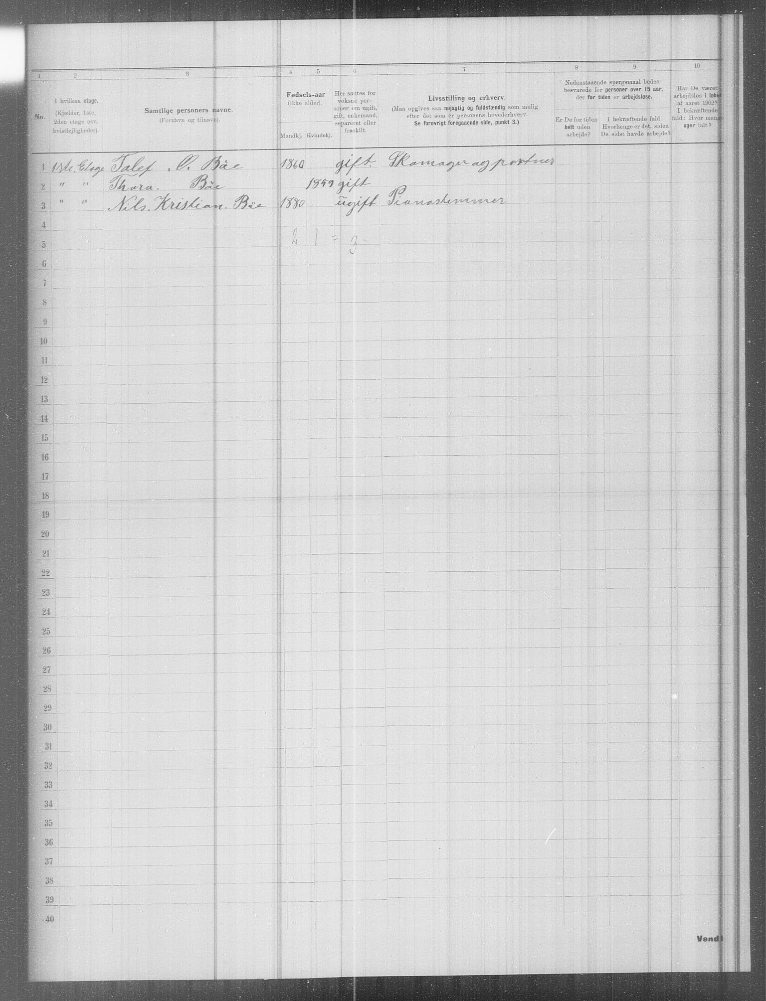OBA, Municipal Census 1902 for Kristiania, 1902, p. 9814