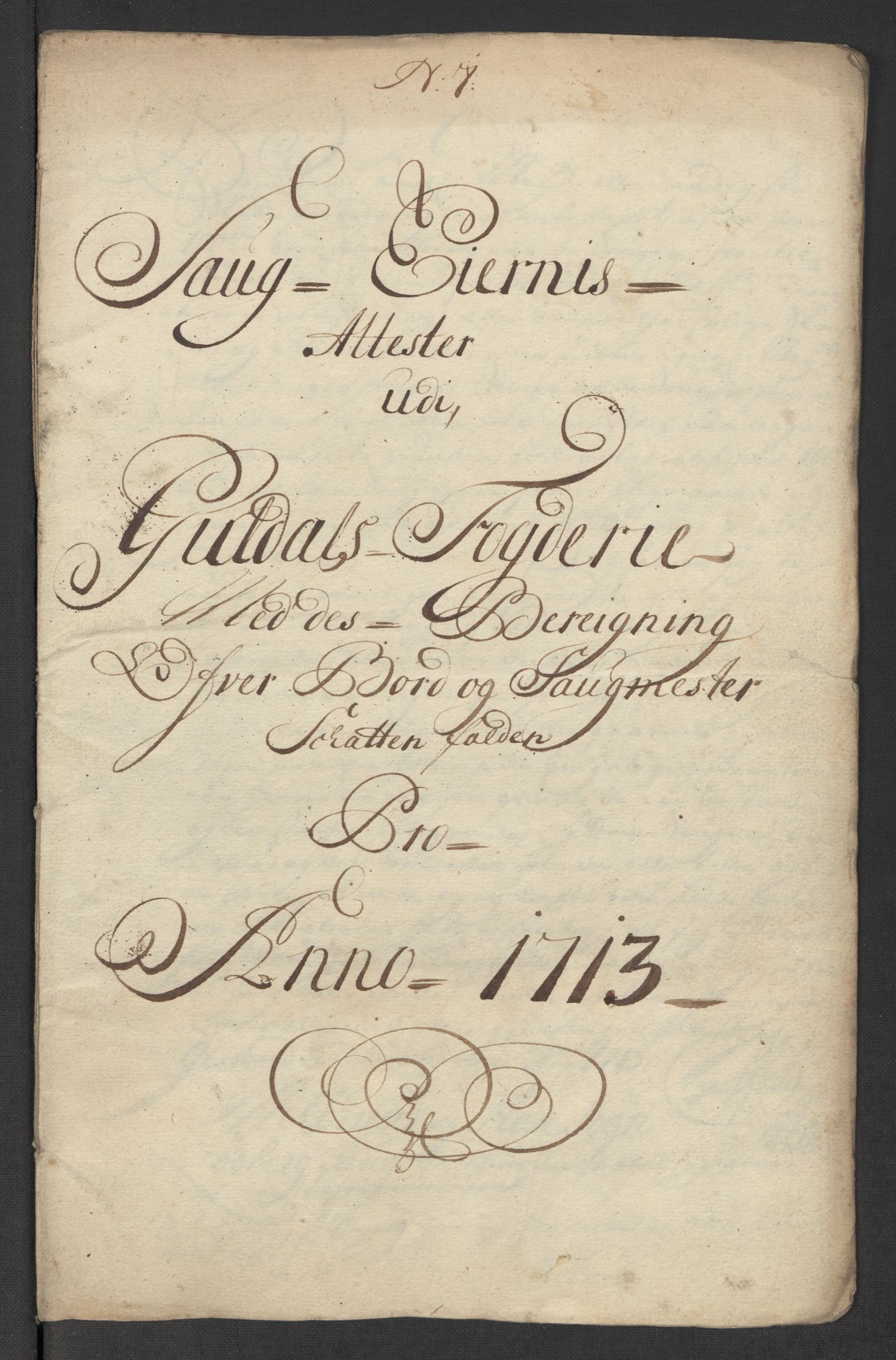 Rentekammeret inntil 1814, Reviderte regnskaper, Fogderegnskap, AV/RA-EA-4092/R60/L3964: Fogderegnskap Orkdal og Gauldal, 1713, p. 326