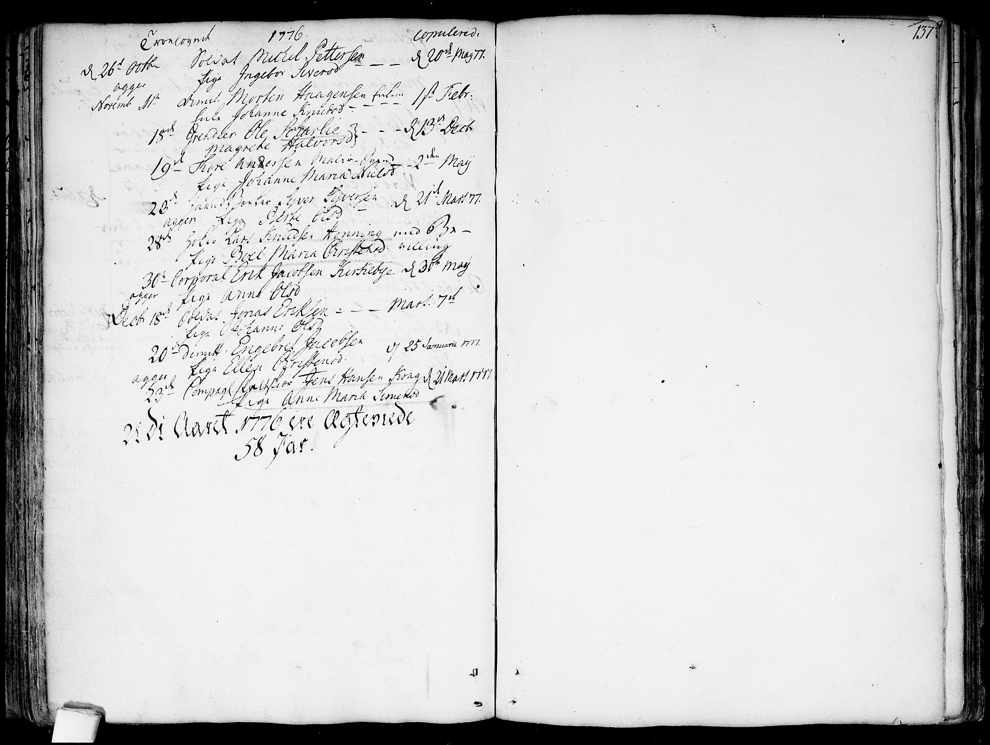 Garnisonsmenigheten Kirkebøker, SAO/A-10846/F/Fa/L0002: Parish register (official) no. 2, 1757-1776, p. 137