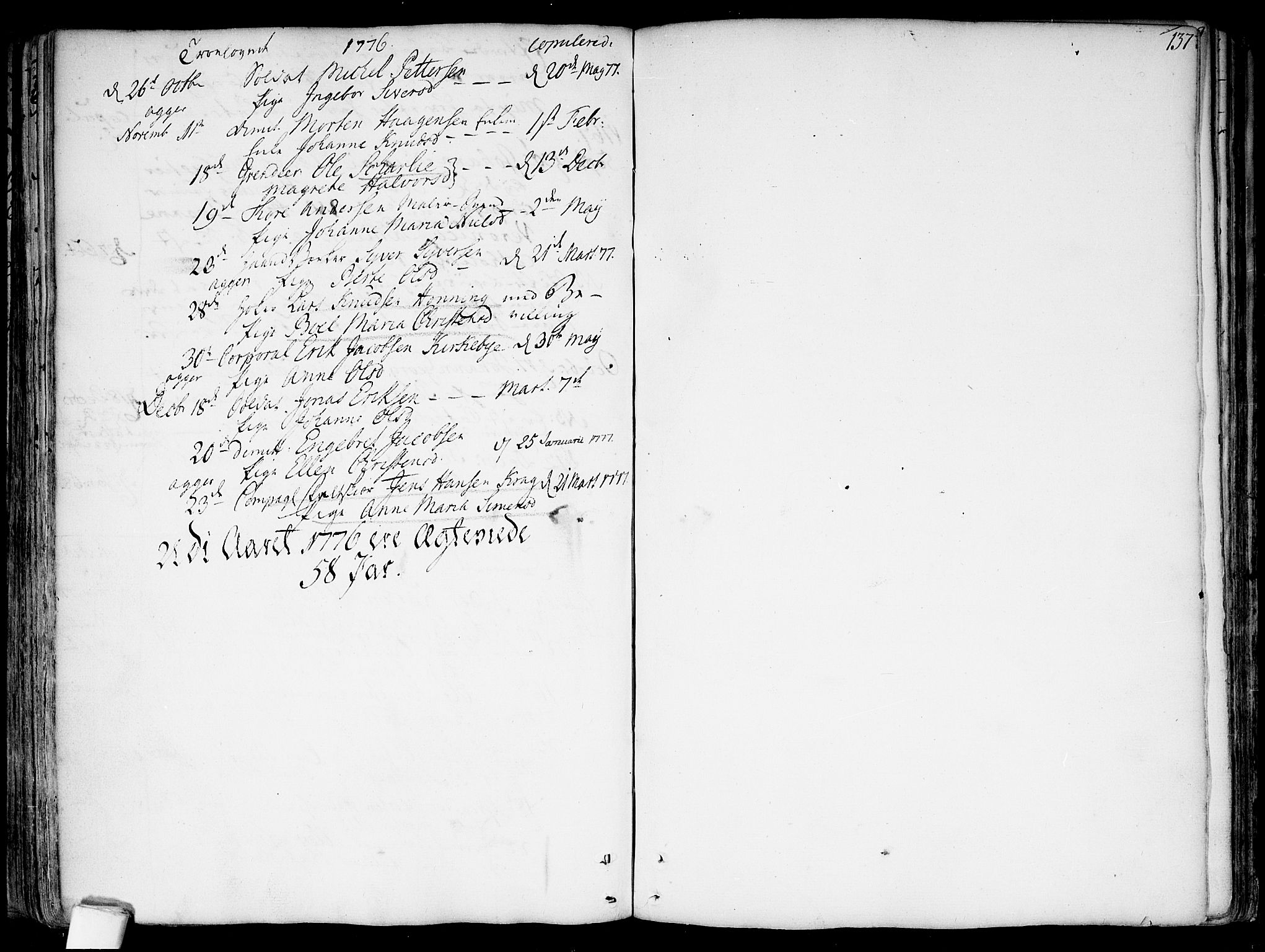 Garnisonsmenigheten Kirkebøker, AV/SAO-A-10846/F/Fa/L0002: Parish register (official) no. 2, 1757-1776, p. 137