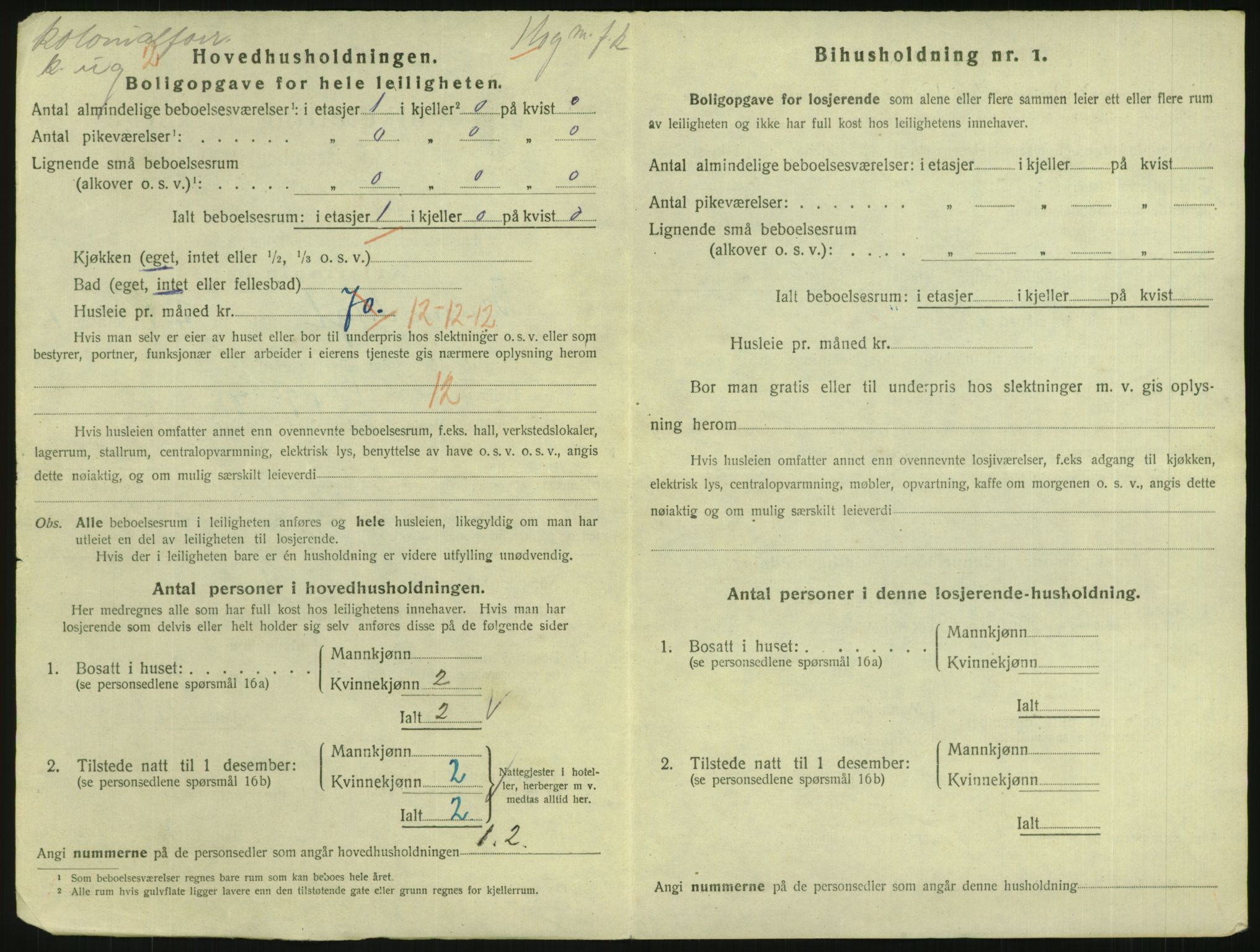 SAO, 1920 census for Kristiania, 1920, p. 14297