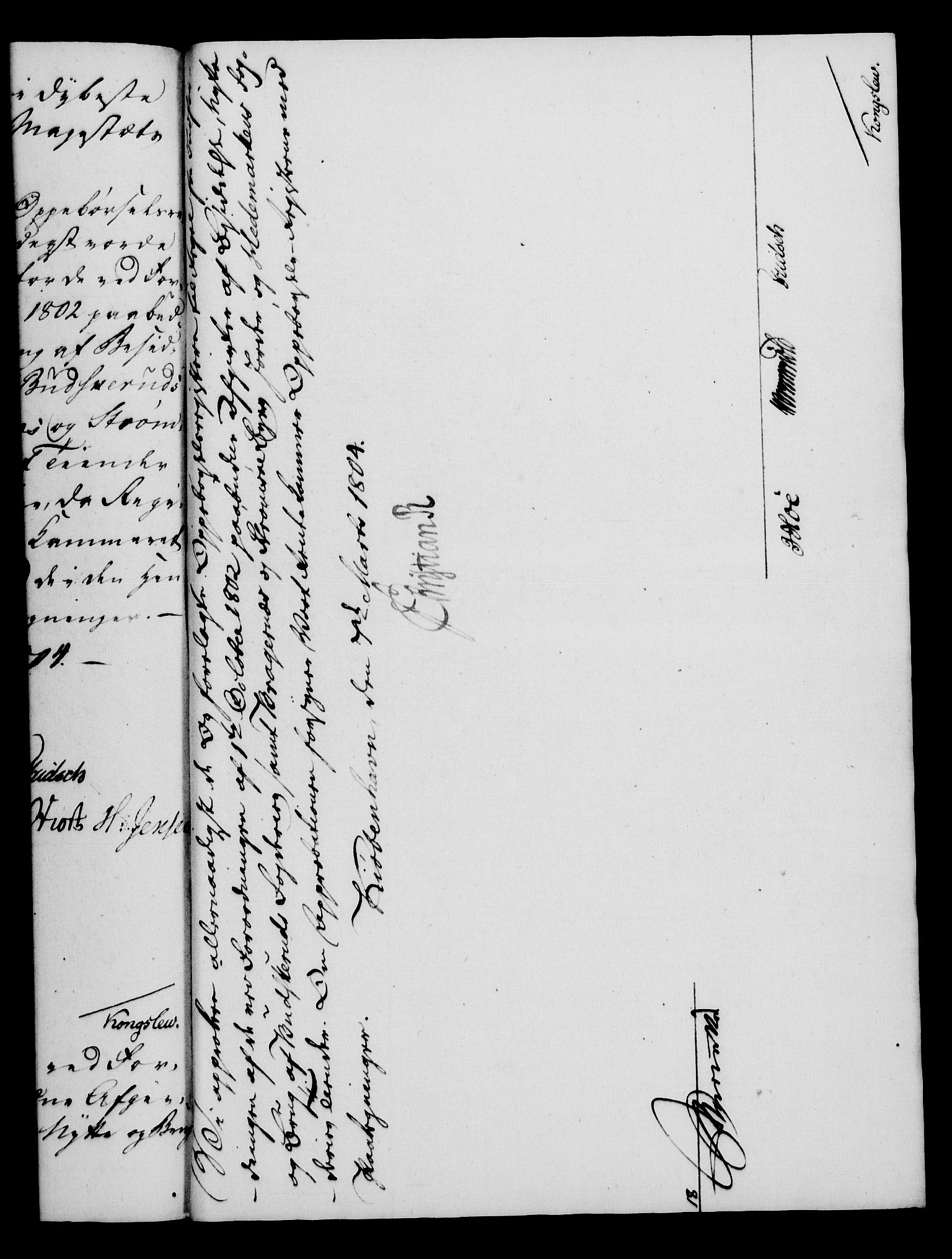 Rentekammeret, Kammerkanselliet, RA/EA-3111/G/Gf/Gfa/L0086: Norsk relasjons- og resolusjonsprotokoll (merket RK 52.86), 1804, p. 237