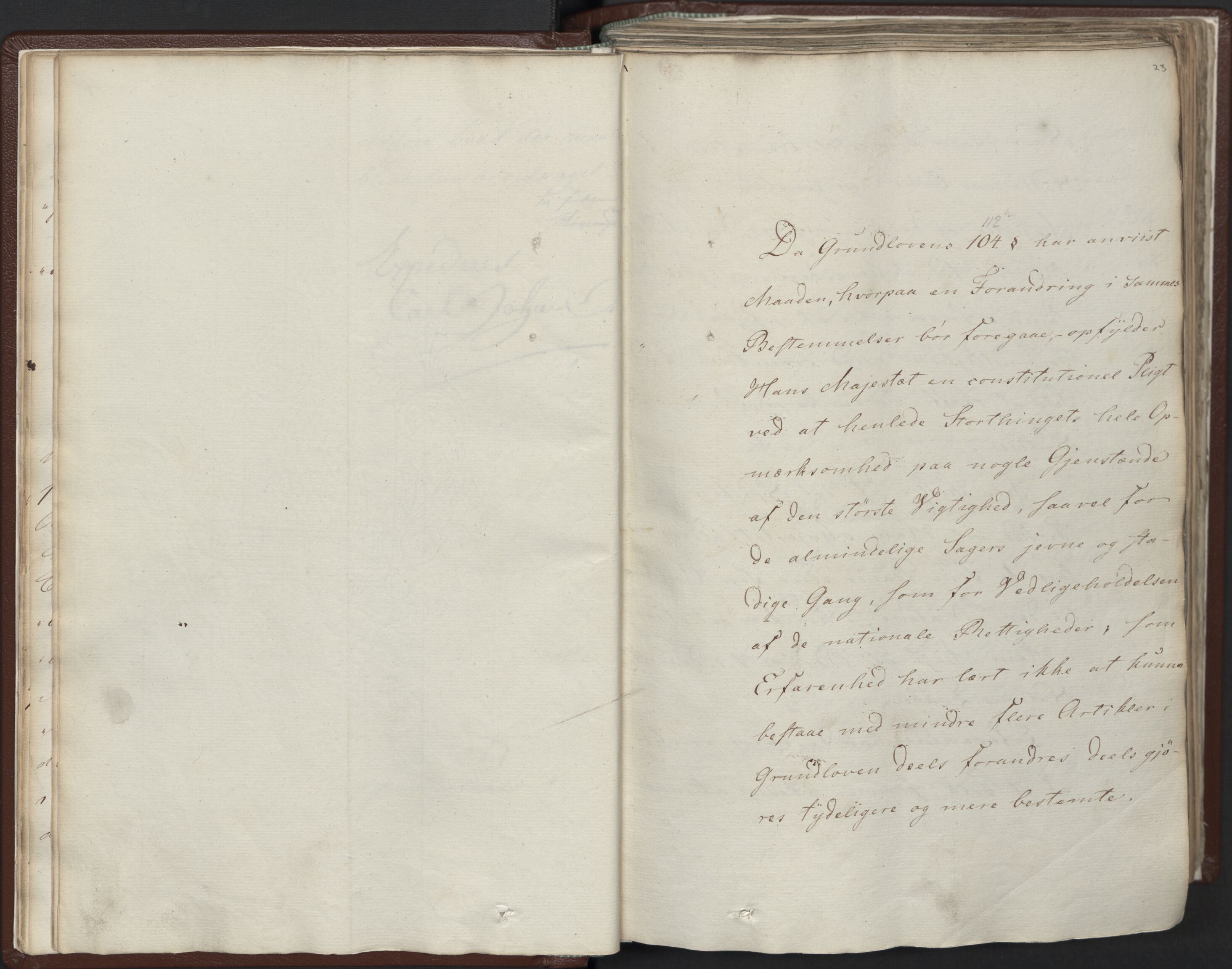 Statsrådssekretariatet, AV/RA-S-1001/A/Ab/L0012: Kgl. res. nr. 5679-6008 II, 1821, p. 22b-23a