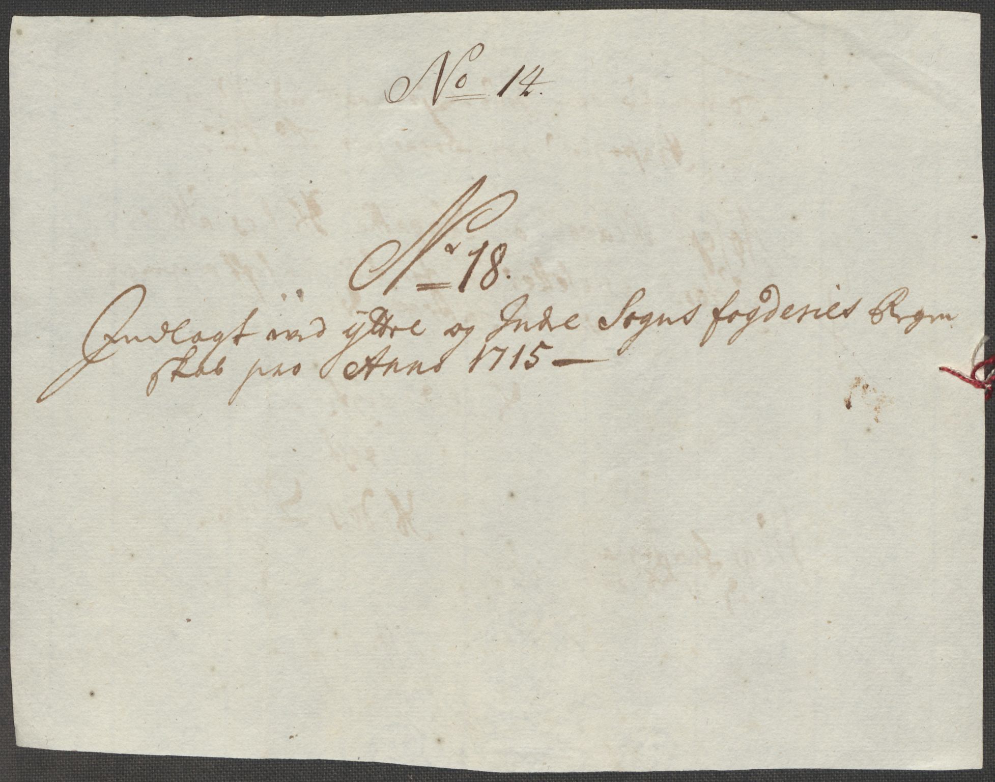 Rentekammeret inntil 1814, Reviderte regnskaper, Fogderegnskap, AV/RA-EA-4092/R52/L3320: Fogderegnskap Sogn, 1715-1716, p. 98