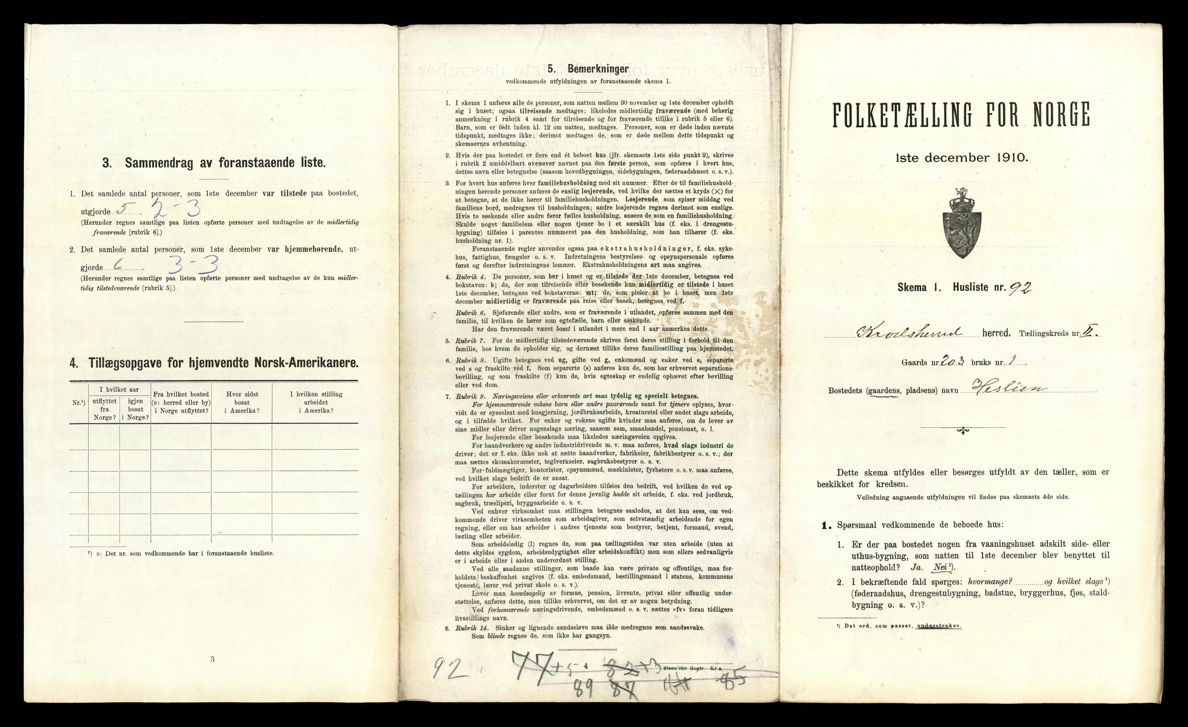 RA, 1910 census for Krødsherad, 1910, p. 471