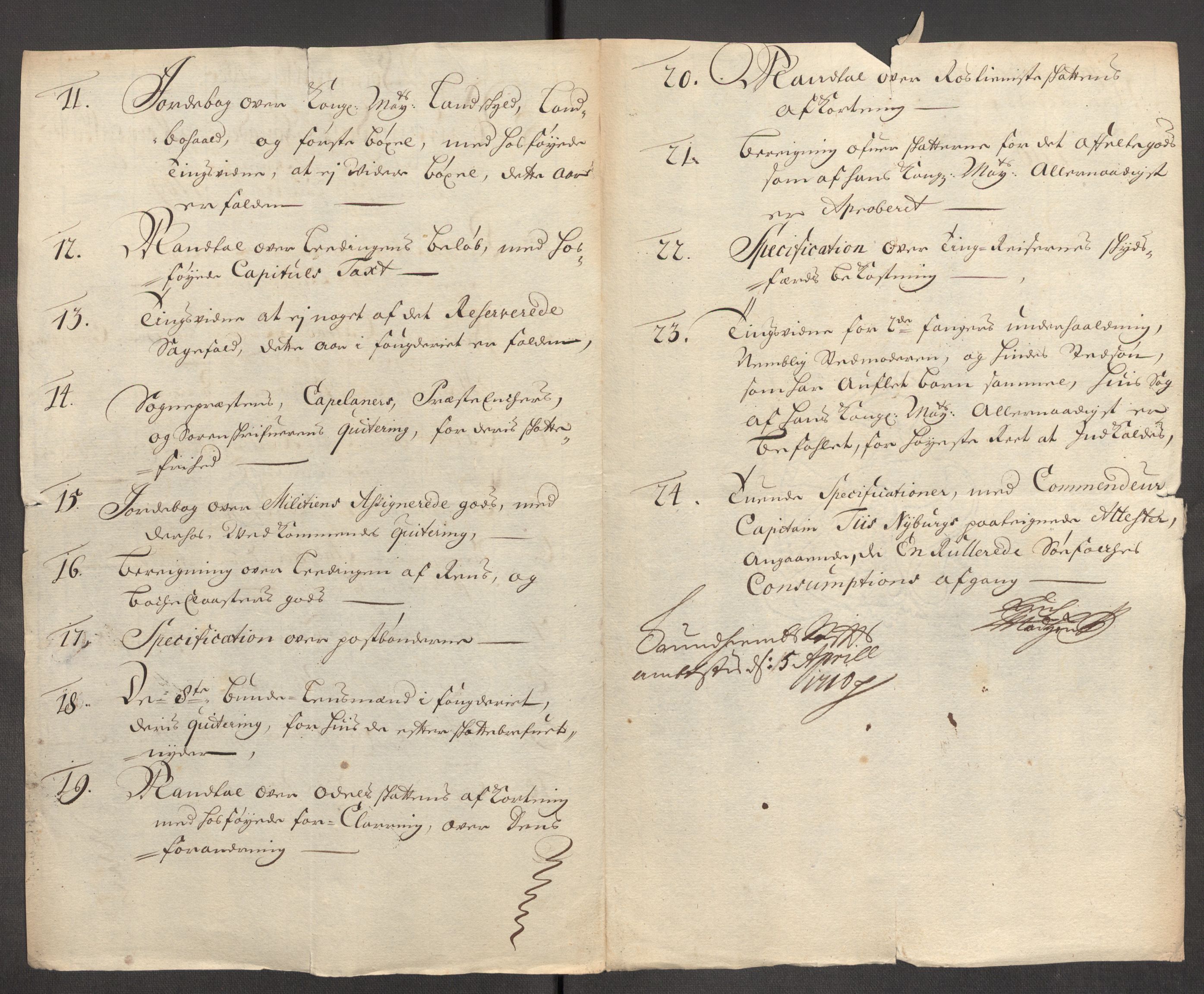 Rentekammeret inntil 1814, Reviderte regnskaper, Fogderegnskap, RA/EA-4092/R64/L4431: Fogderegnskap Namdal, 1709-1710, p. 19