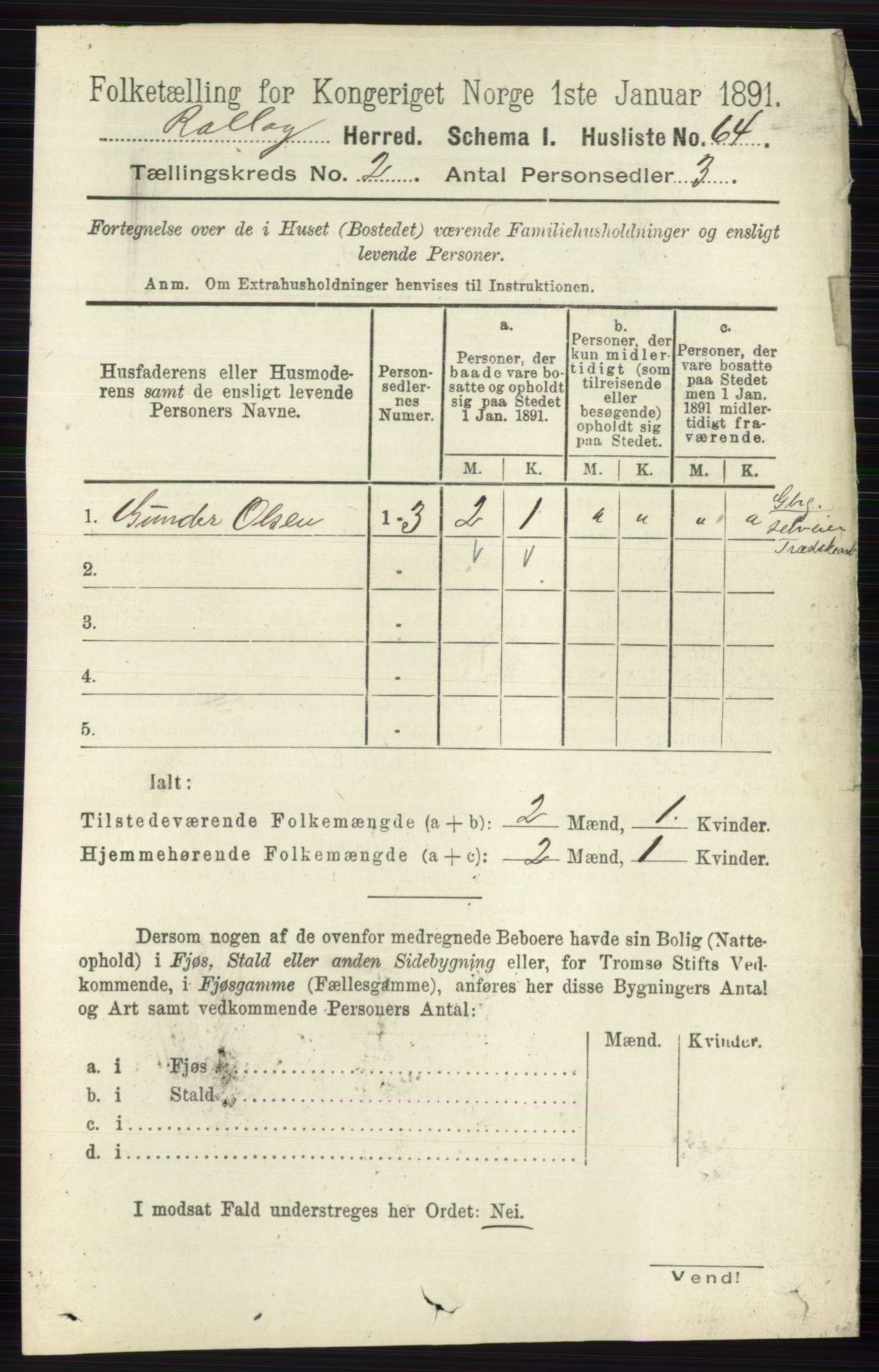 RA, 1891 census for 0632 Rollag, 1891, p. 480