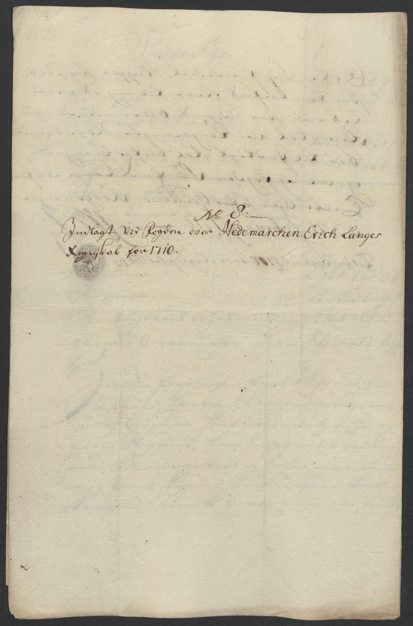 Rentekammeret inntil 1814, Reviderte regnskaper, Fogderegnskap, AV/RA-EA-4092/R16/L1046: Fogderegnskap Hedmark, 1710, p. 211