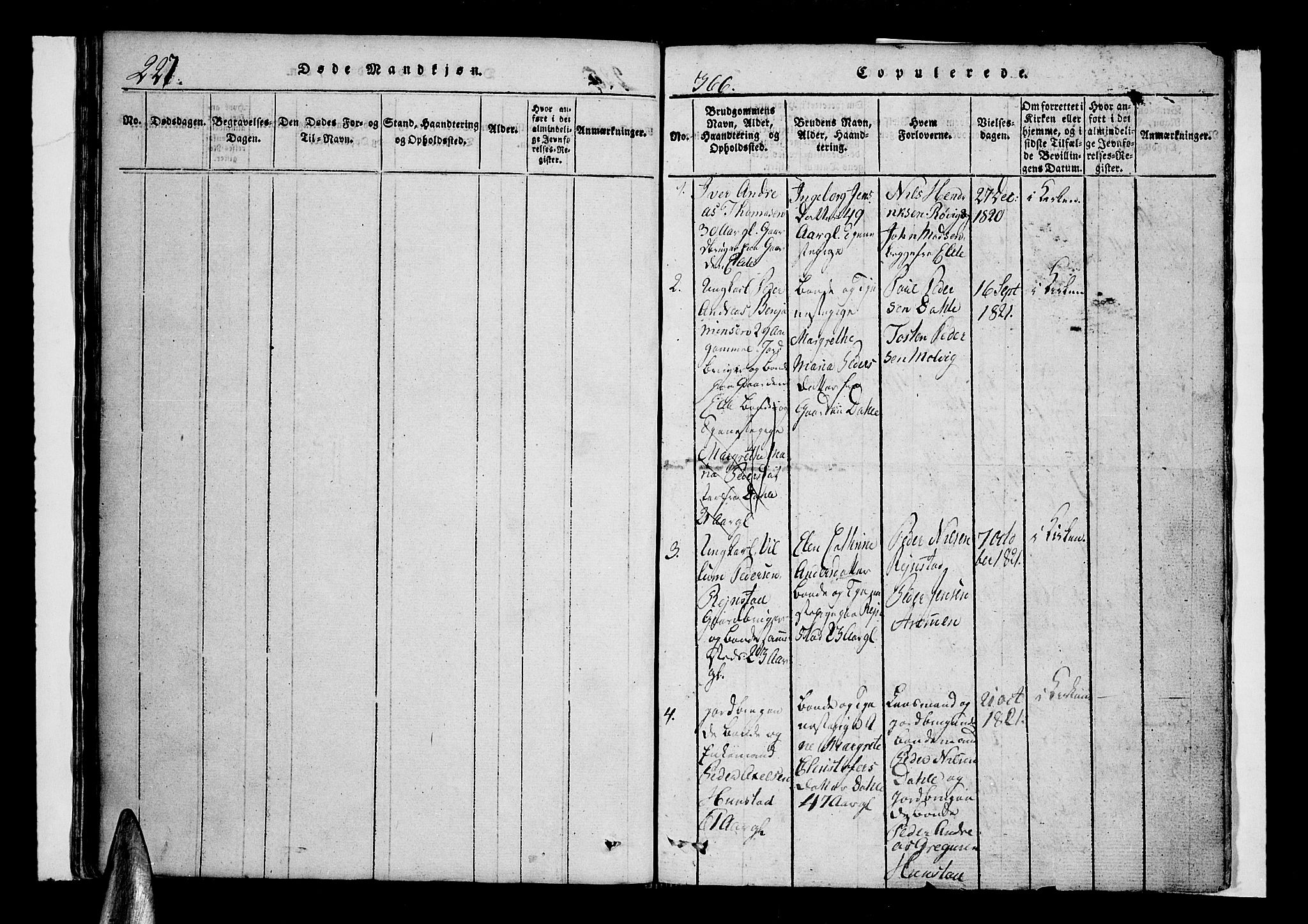 Kvæfjord sokneprestkontor, SATØ/S-1323/G/Ga/Gaa/L0002kirke: Parish register (official) no. 2, 1821-1830, p. 366