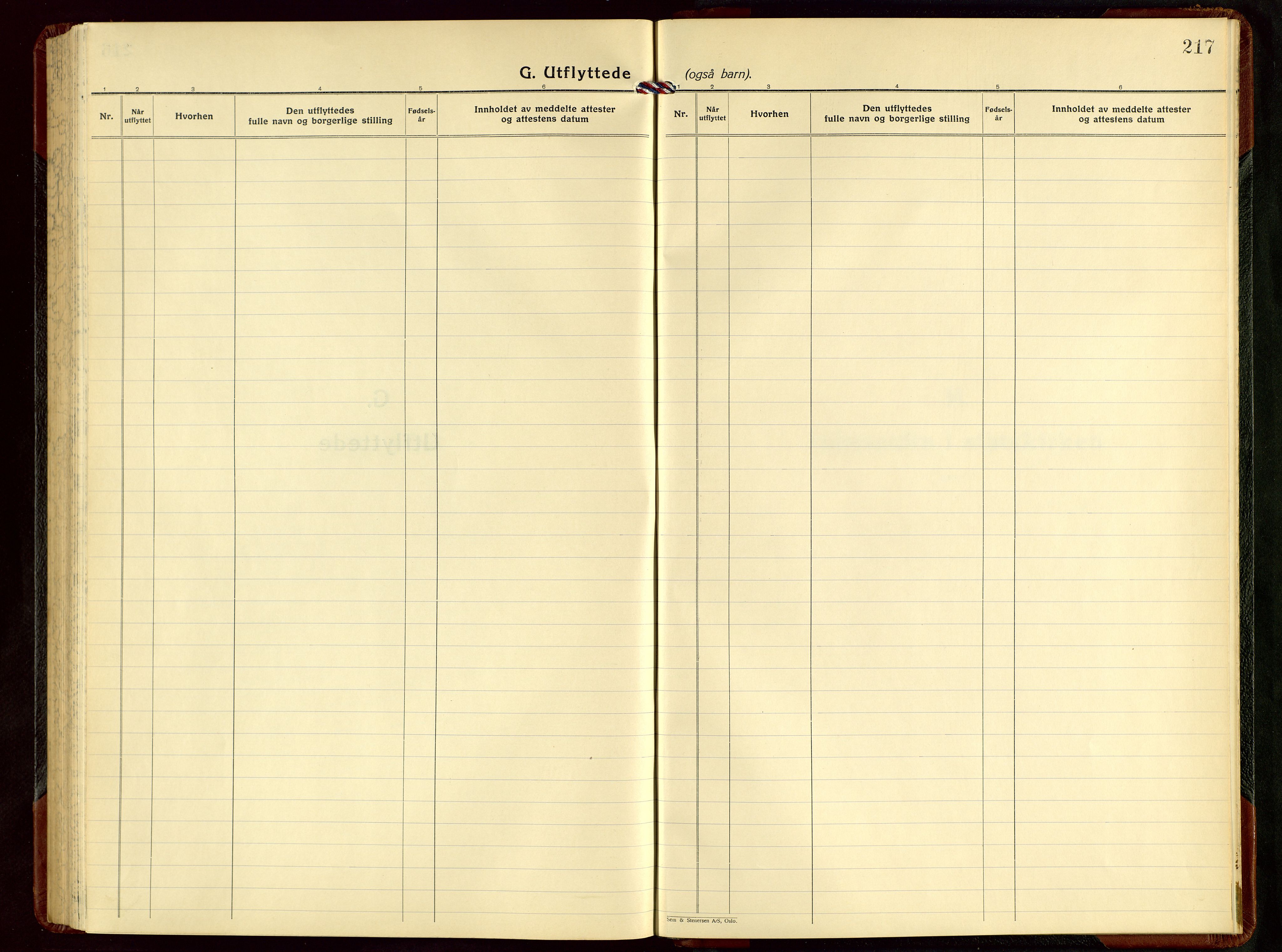 Tysvær sokneprestkontor, AV/SAST-A -101864/H/Ha/Hab/L0008: Parish register (copy) no. B 8, 1947-1957, p. 217