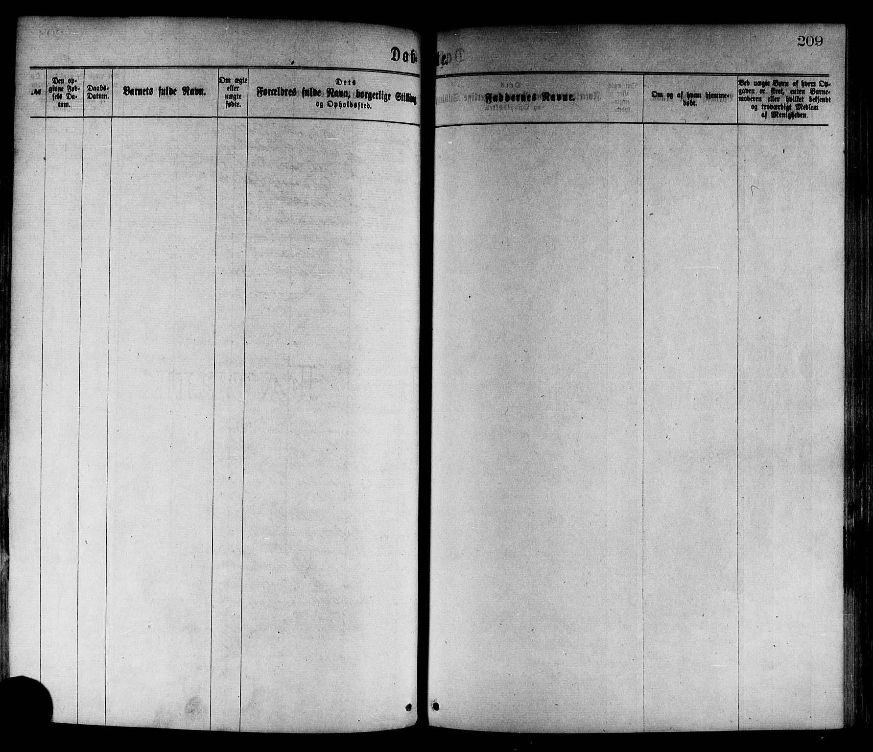 Luster sokneprestembete, SAB/A-81101/H/Haa/Haaa/L0010: Parish register (official) no. A 10, 1871-1886, p. 209