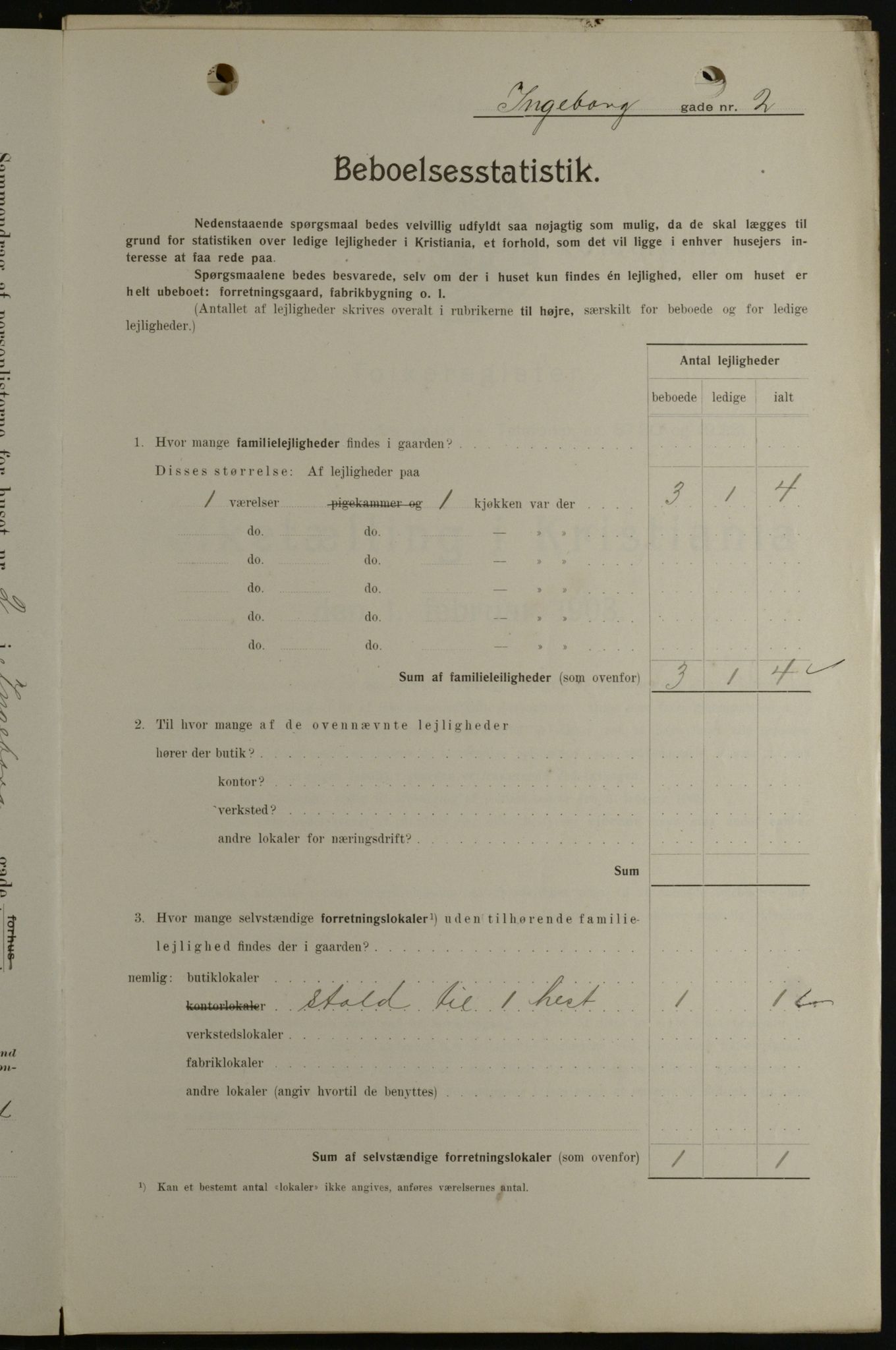 OBA, Municipal Census 1908 for Kristiania, 1908, p. 39251