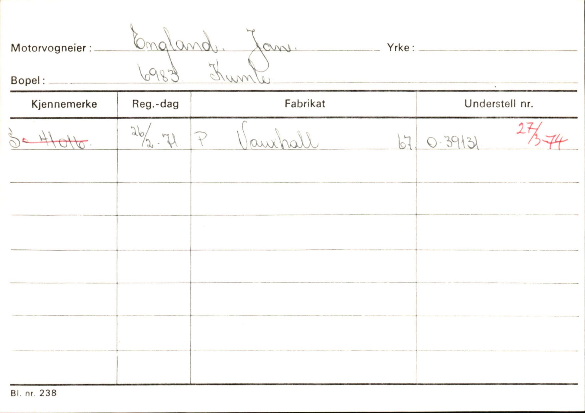 Statens vegvesen, Sogn og Fjordane vegkontor, AV/SAB-A-5301/4/F/L0132: Eigarregister Askvoll A-Å. Balestrand A-Å, 1945-1975, p. 223