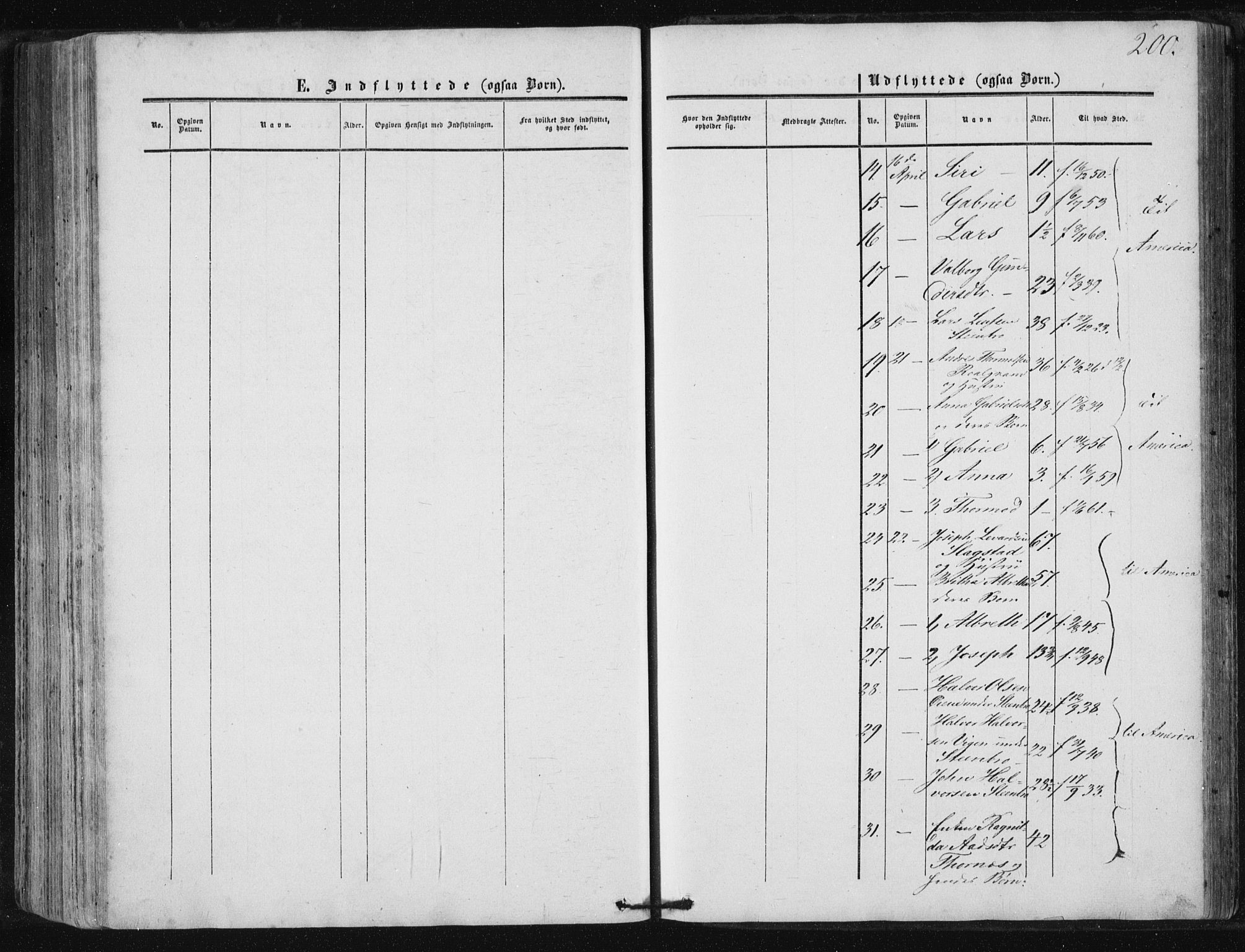 Suldal sokneprestkontor, AV/SAST-A-101845/01/IV/L0009: Parish register (official) no. A 9, 1854-1868, p. 200