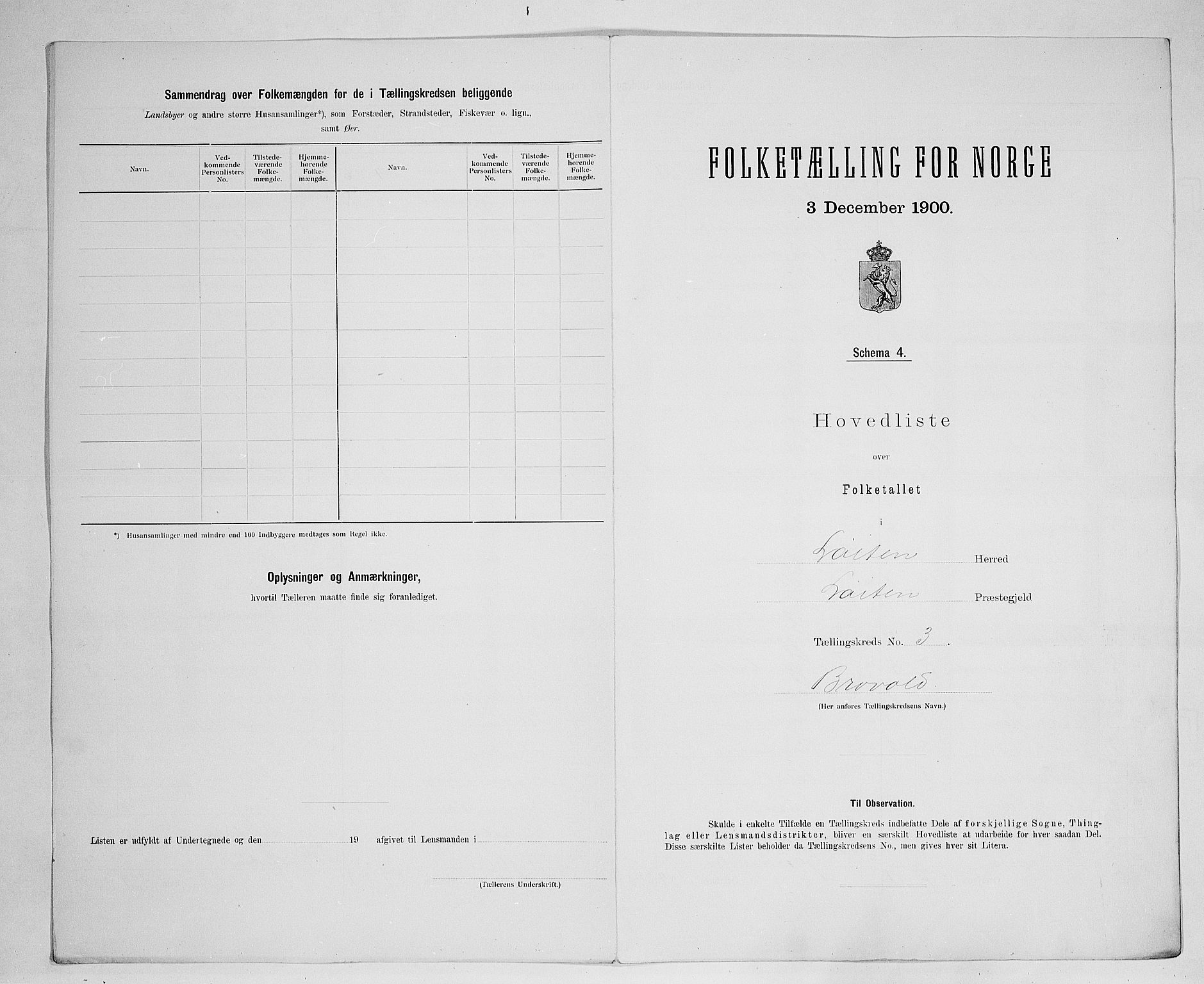 SAH, 1900 census for Løten, 1900, p. 27