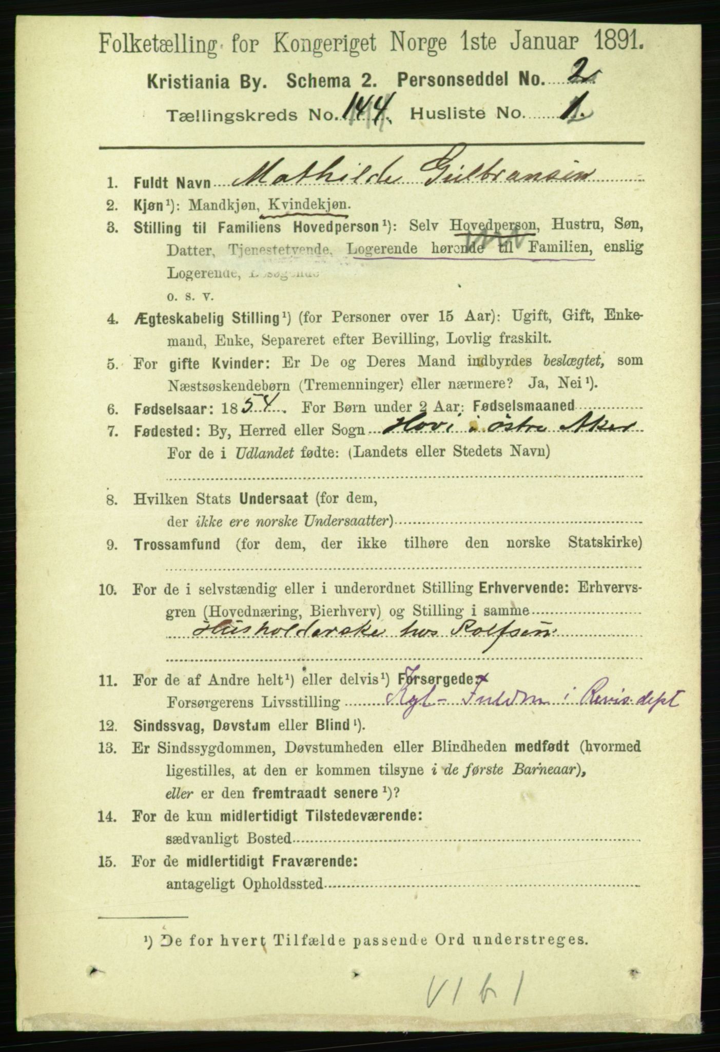 RA, 1891 census for 0301 Kristiania, 1891, p. 79034
