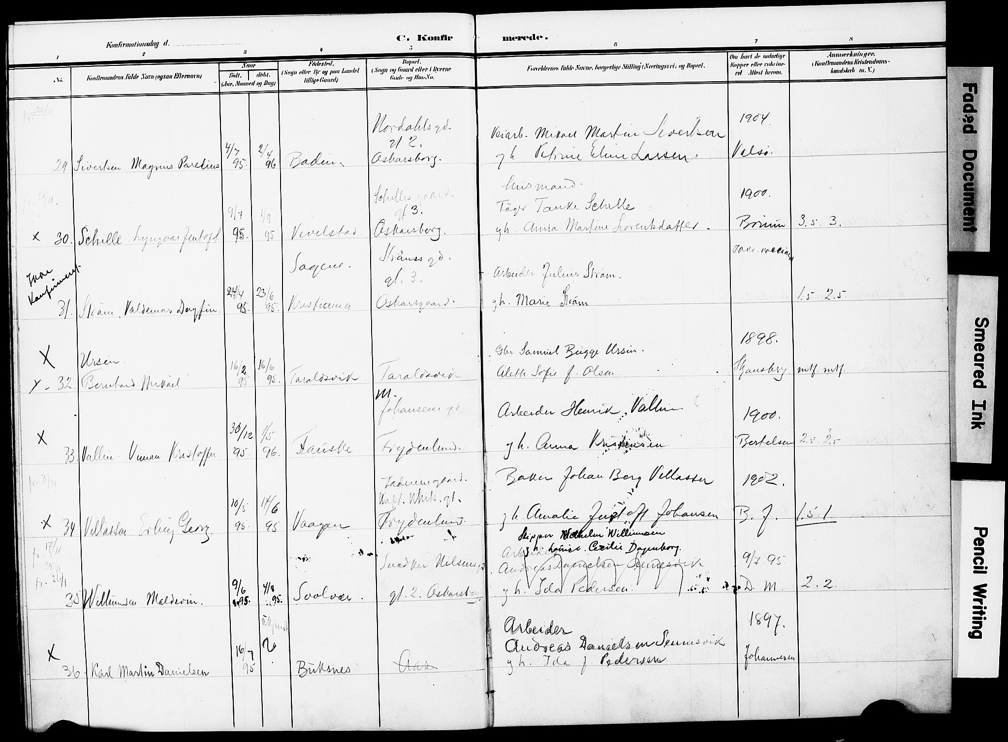 Ministerialprotokoller, klokkerbøker og fødselsregistre - Nordland, AV/SAT-A-1459/871/L0987: Parish register (official) no. 871A03, 1909-1914