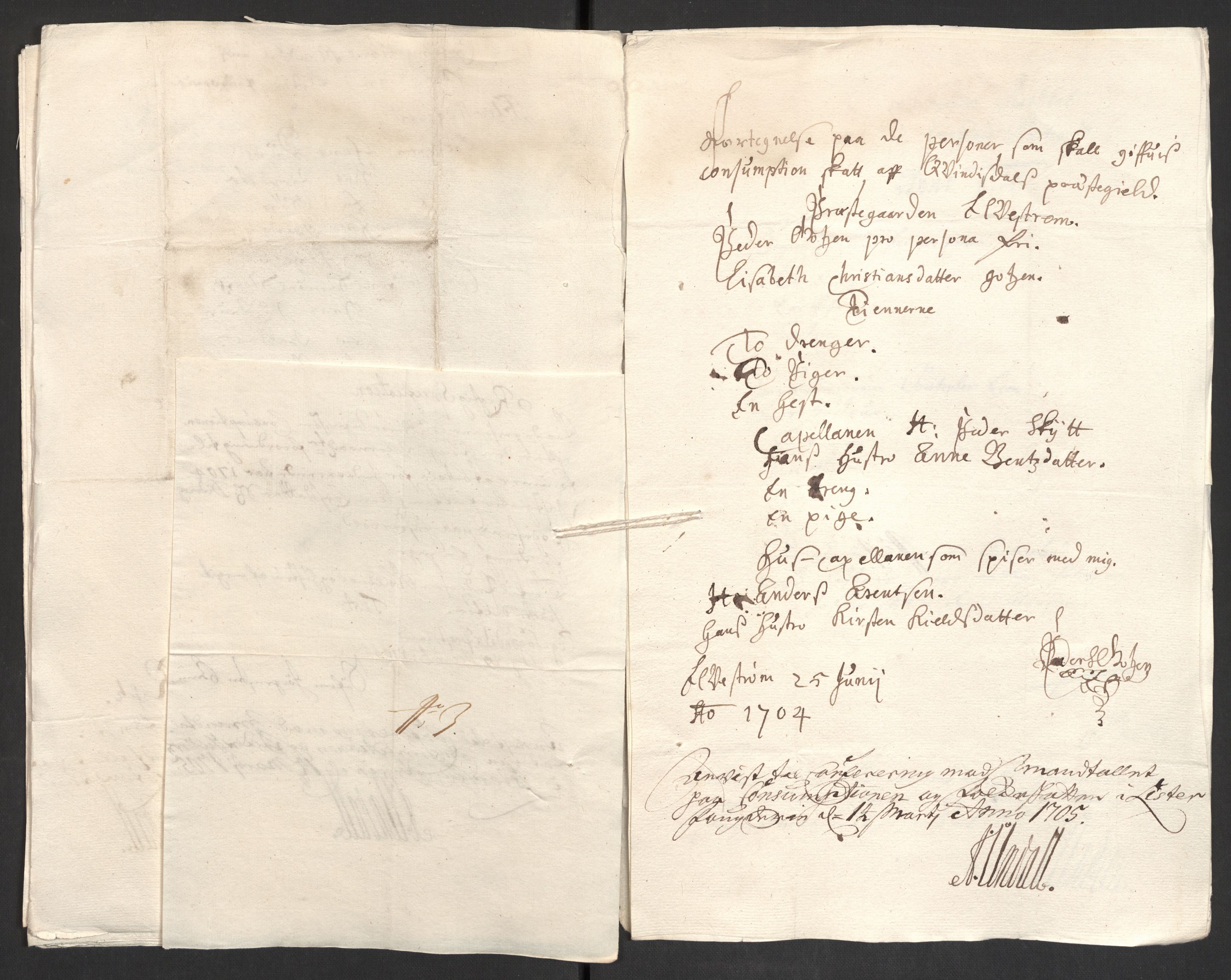 Rentekammeret inntil 1814, Reviderte regnskaper, Fogderegnskap, AV/RA-EA-4092/R43/L2550: Fogderegnskap Lista og Mandal, 1703-1704, p. 280