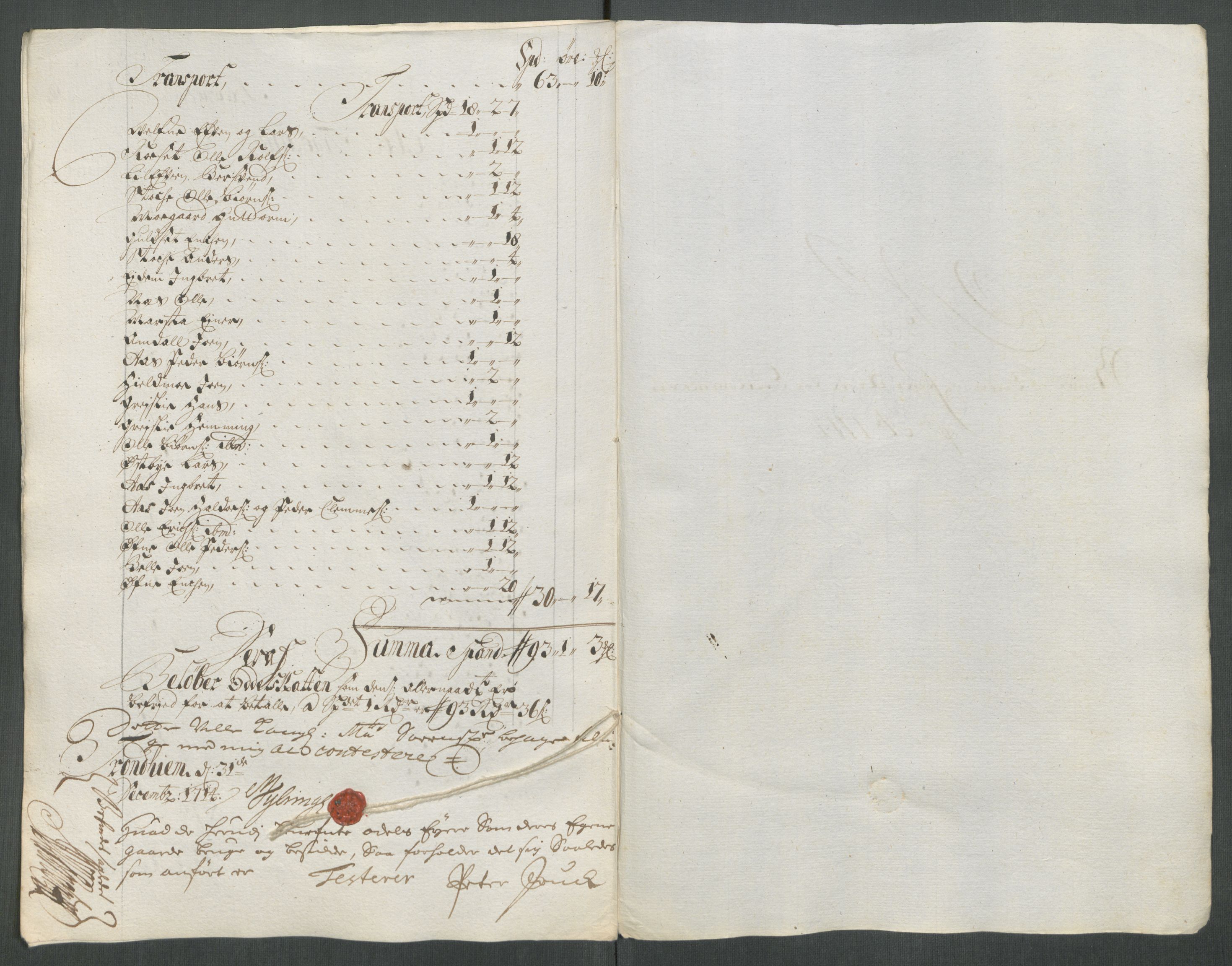 Rentekammeret inntil 1814, Reviderte regnskaper, Fogderegnskap, RA/EA-4092/R61/L4114: Fogderegnskap Strinda og Selbu, 1714, p. 208