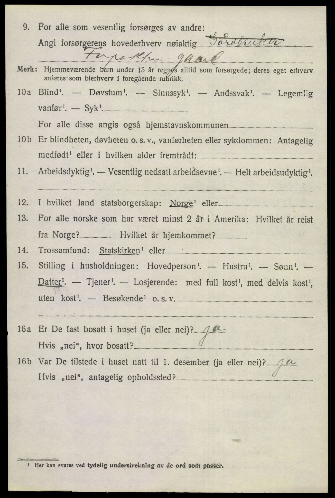 SAKO, 1920 census for Sigdal, 1920, p. 7629