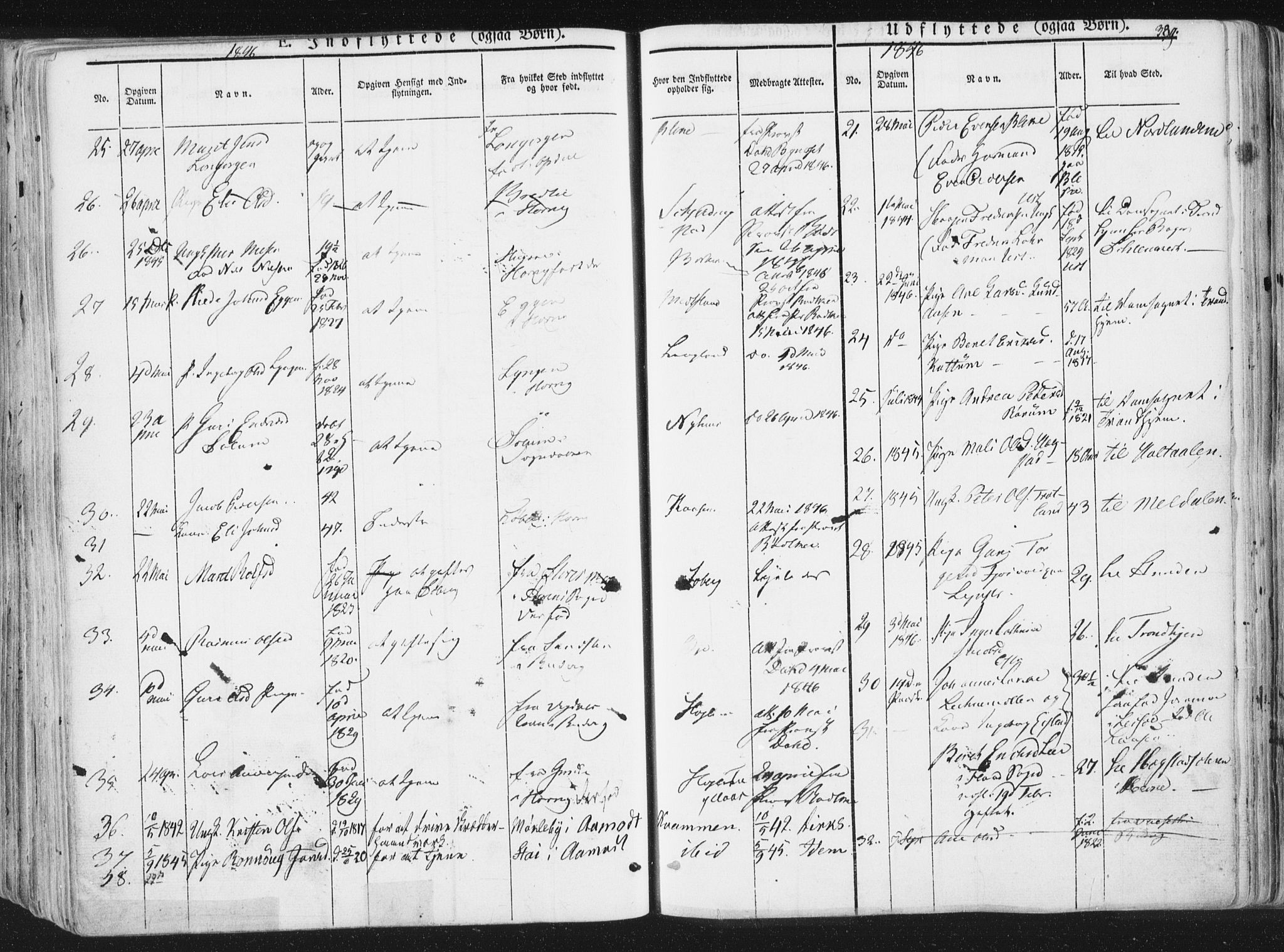 Ministerialprotokoller, klokkerbøker og fødselsregistre - Sør-Trøndelag, AV/SAT-A-1456/691/L1074: Parish register (official) no. 691A06, 1842-1852, p. 389