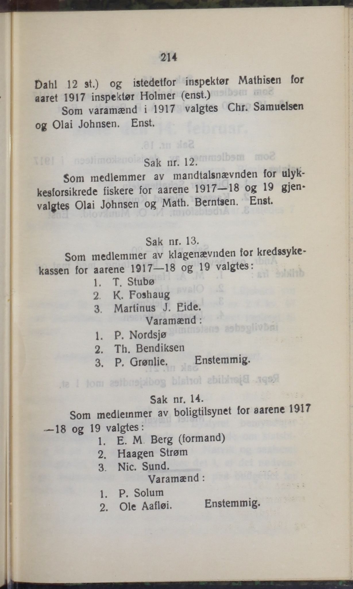 Narvik kommune. Formannskap , AIN/K-18050.150/A/Ab/L0007: Møtebok, 1917