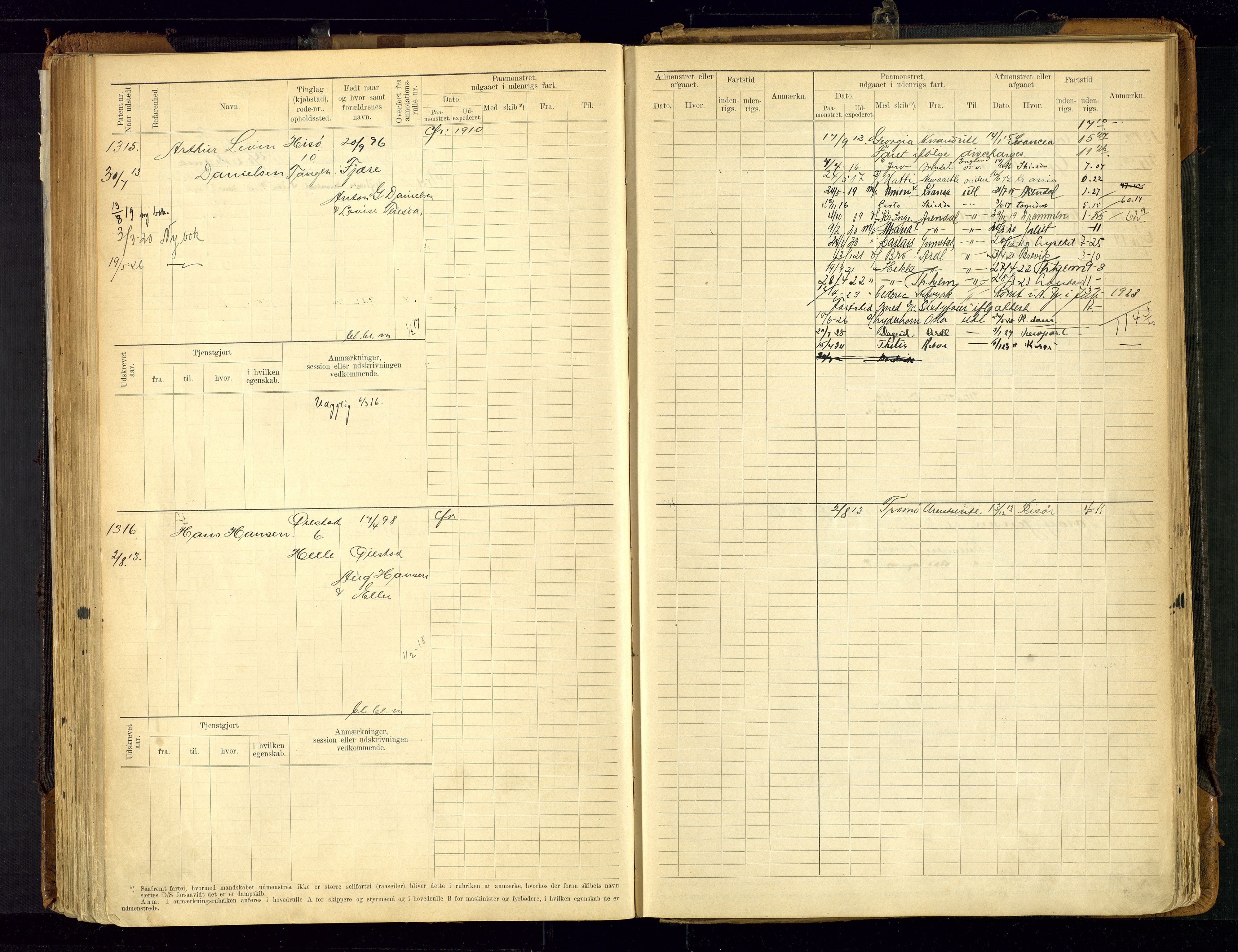 Arendal mønstringskrets, SAK/2031-0012/F/Fb/L0021: Hovedrulle A nr 969-1465, S-19, 1910-1914, p. 178