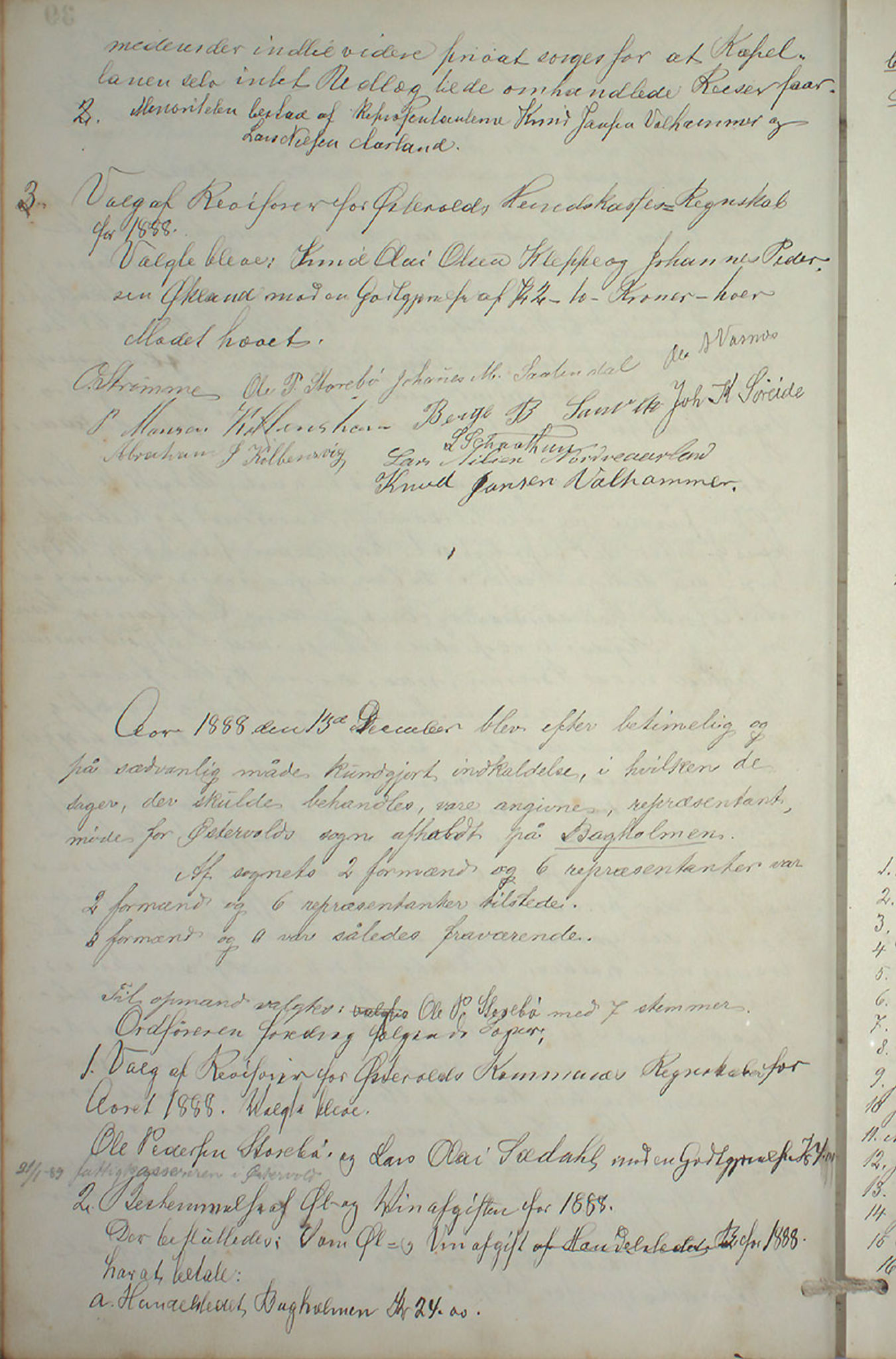 Austevoll kommune. Formannskapet, IKAH/1244-021/A/Aa/L0001: Forhandlingsprotokoll for heradstyret, 1886-1900, p. 79