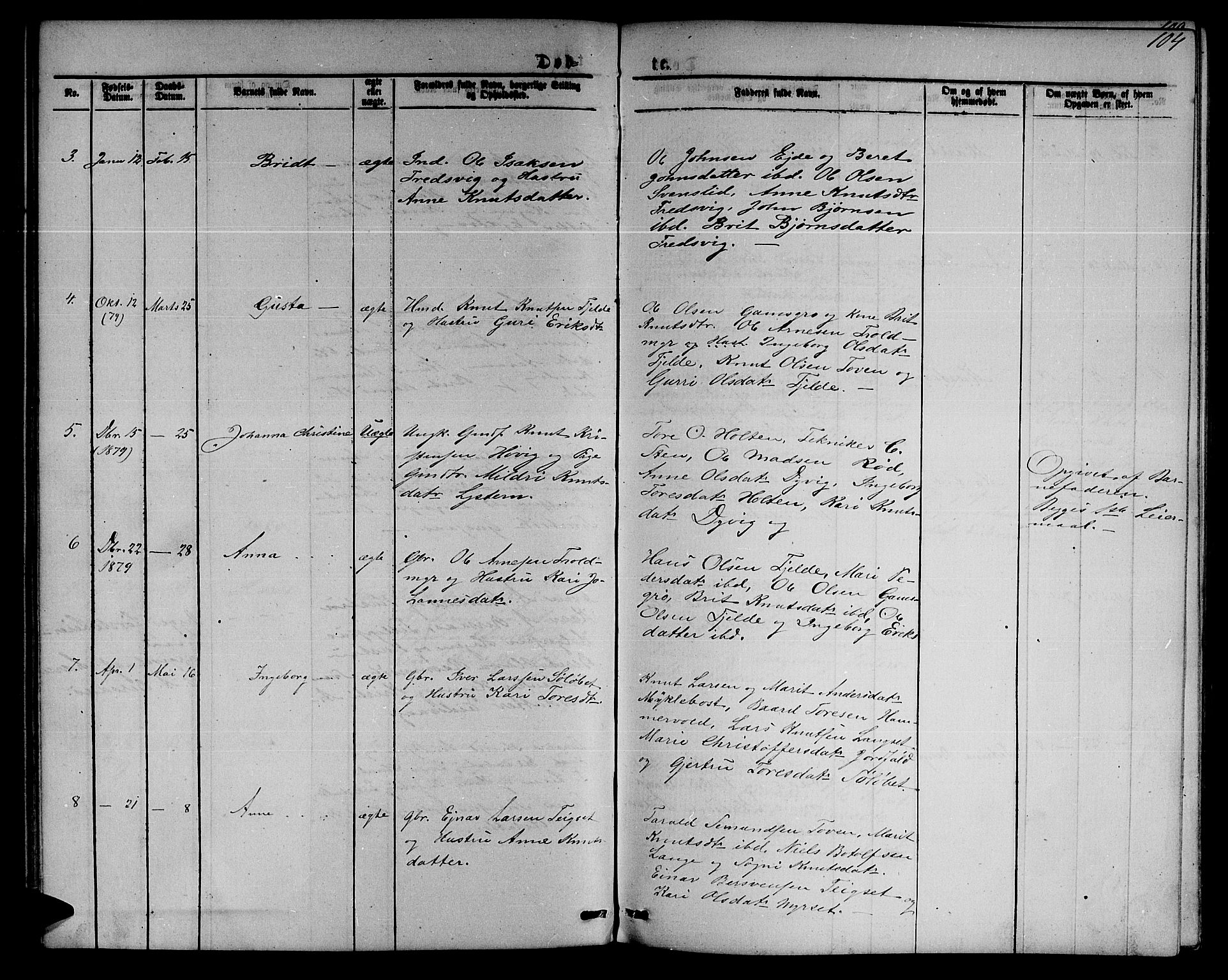 Ministerialprotokoller, klokkerbøker og fødselsregistre - Møre og Romsdal, AV/SAT-A-1454/551/L0630: Parish register (copy) no. 551C02, 1867-1885, p. 104