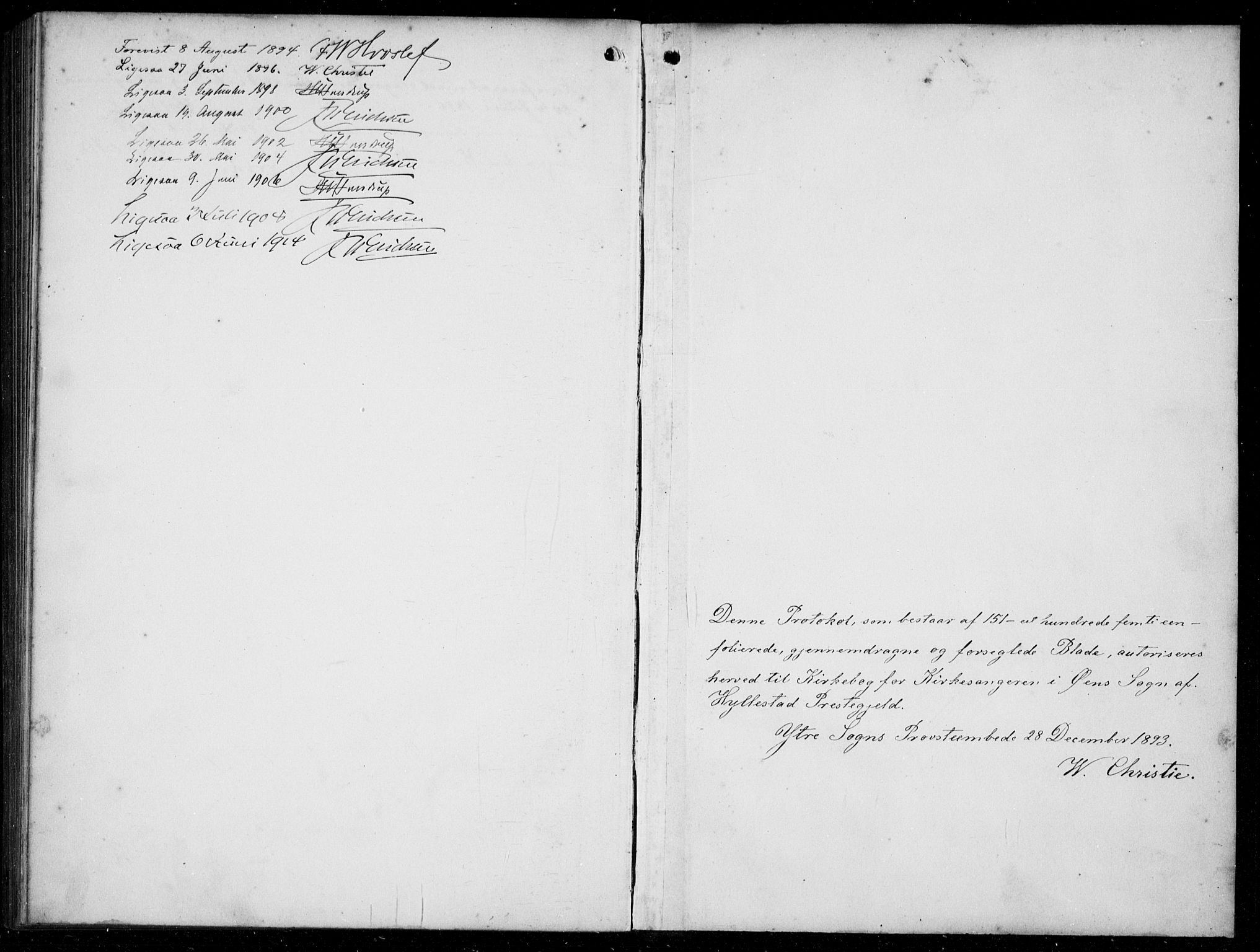 Hyllestad sokneprestembete, SAB/A-80401: Parish register (copy) no. C 3, 1894-1913