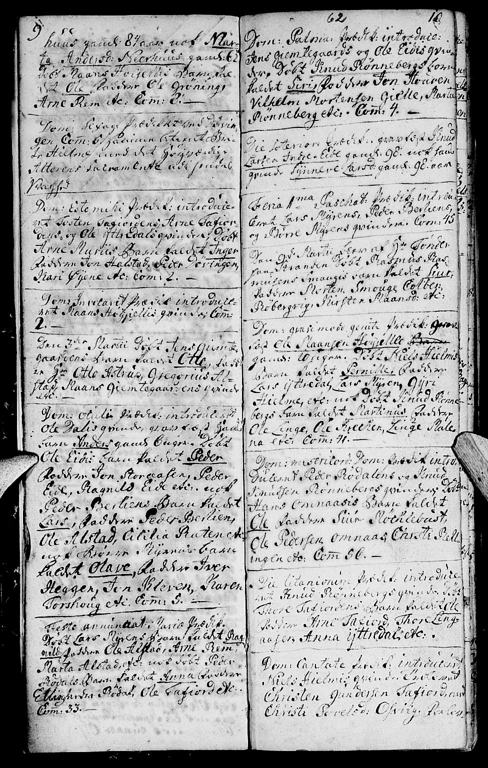 Ministerialprotokoller, klokkerbøker og fødselsregistre - Møre og Romsdal, SAT/A-1454/519/L0243: Parish register (official) no. 519A02, 1760-1770, p. 9-10