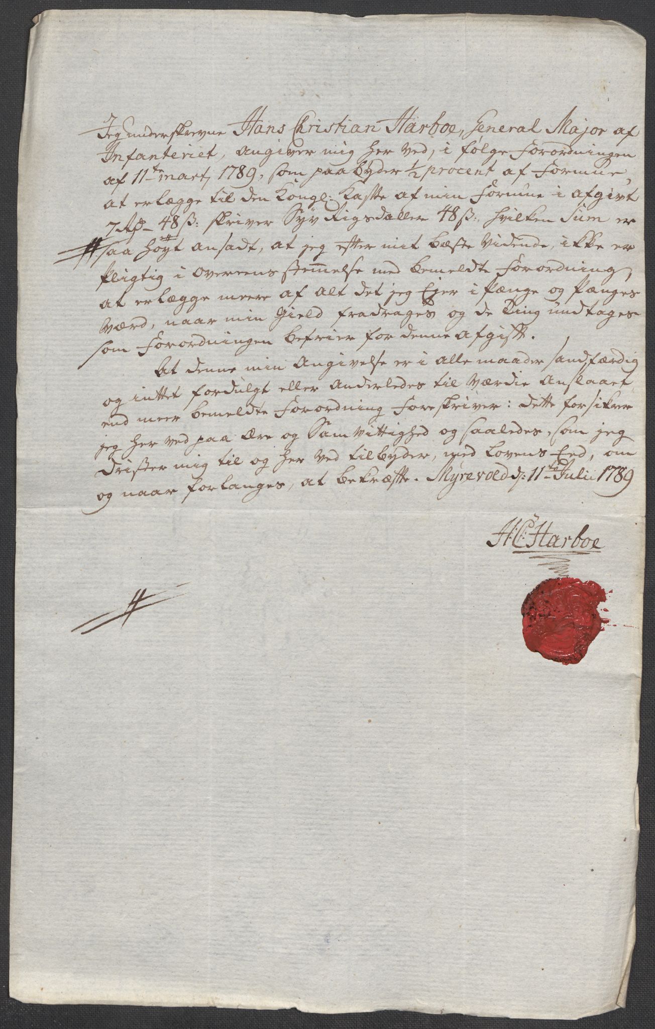 Rentekammeret inntil 1814, Reviderte regnskaper, Mindre regnskaper, AV/RA-EA-4068/Rf/Rfe/L0036: Rakkestad, Heggen og Frøland fogderi, Ringerike og Hallingdal fogderi, 1789, p. 112