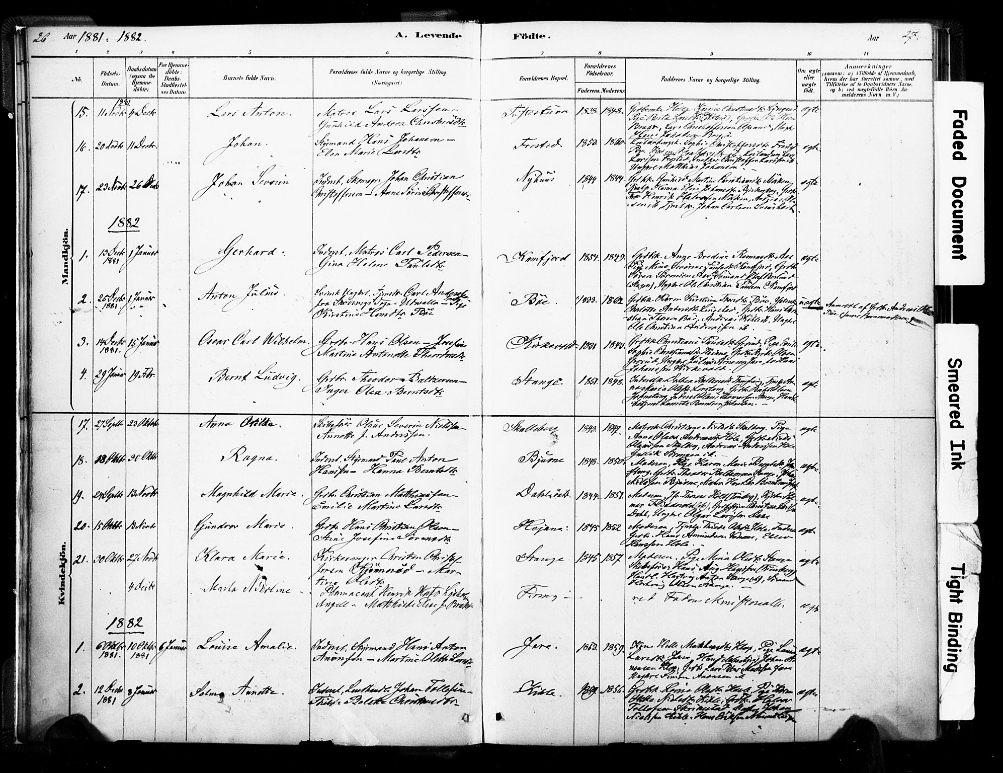 Ramnes kirkebøker, AV/SAKO-A-314/F/Fa/L0007: Parish register (official) no. I 7, 1878-1895, p. 26-27