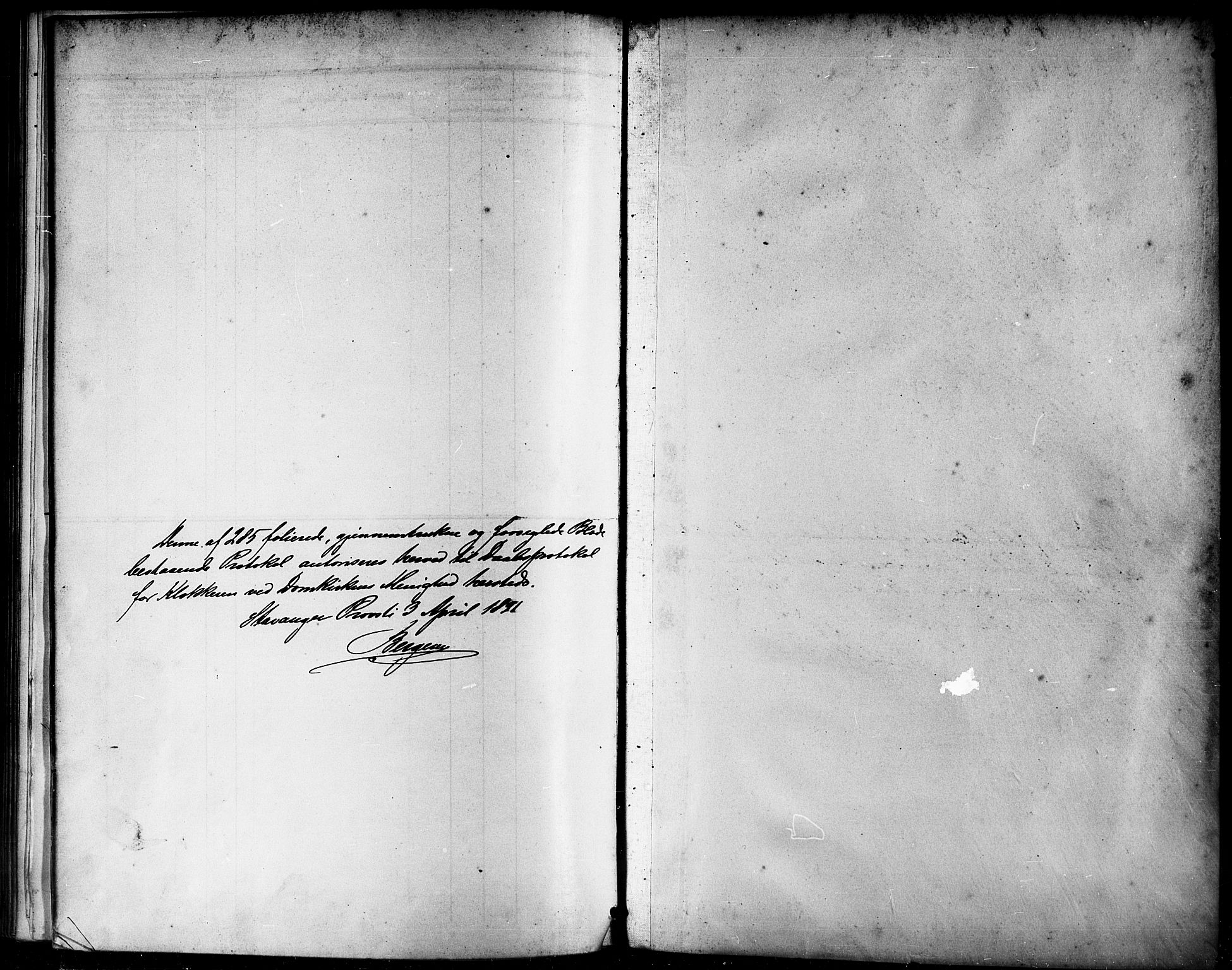 Domkirken sokneprestkontor, SAST/A-101812/001/30/30BB/L0016: Parish register (copy) no. B 16, 1891-1902, p. 277