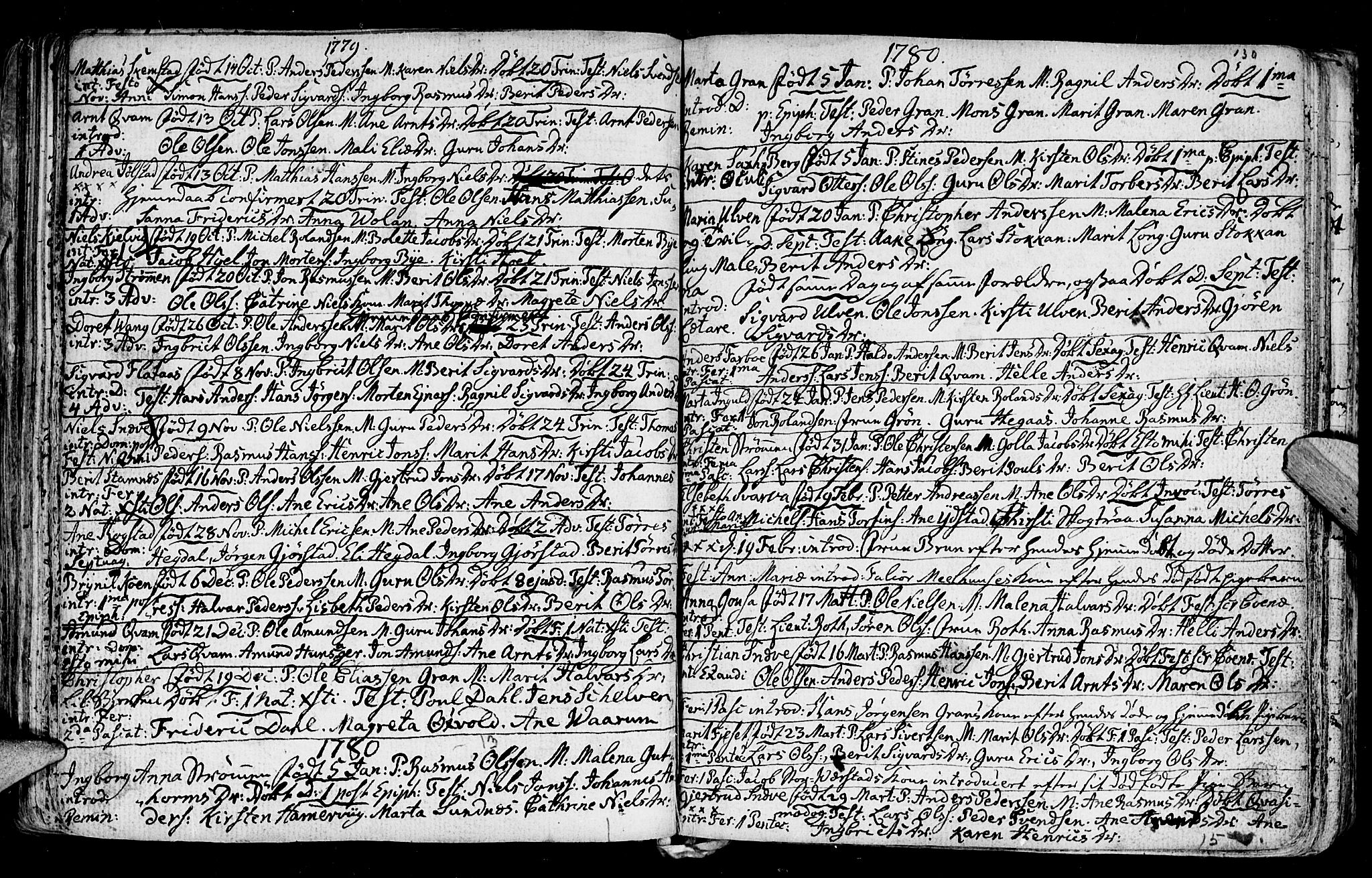 Ministerialprotokoller, klokkerbøker og fødselsregistre - Nord-Trøndelag, SAT/A-1458/730/L0273: Parish register (official) no. 730A02, 1762-1802, p. 130
