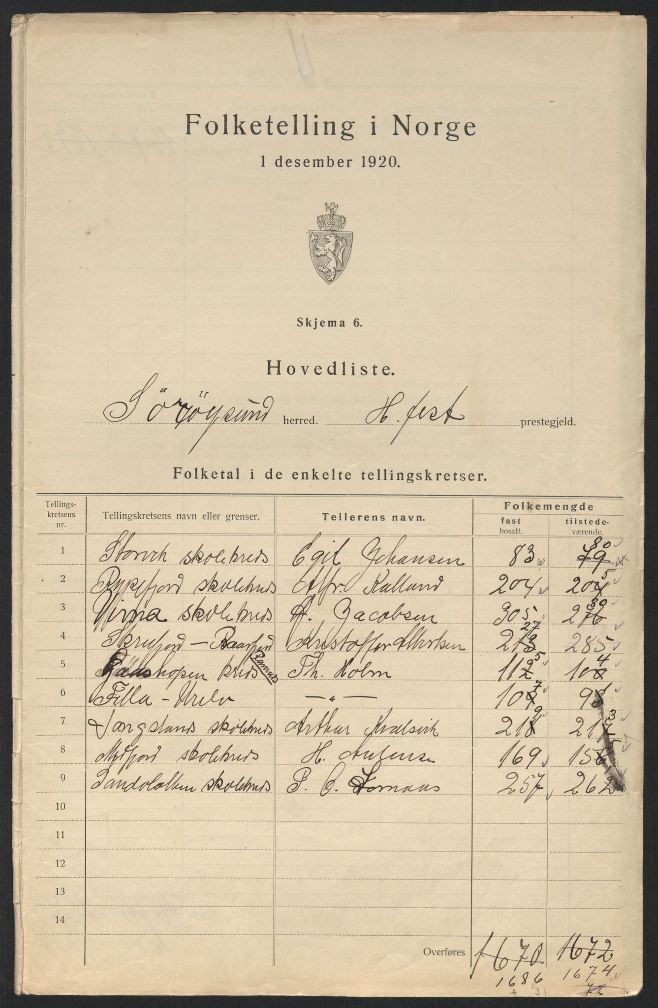 SATØ, 1920 census for Sørøysund rural district, 1920, p. 12