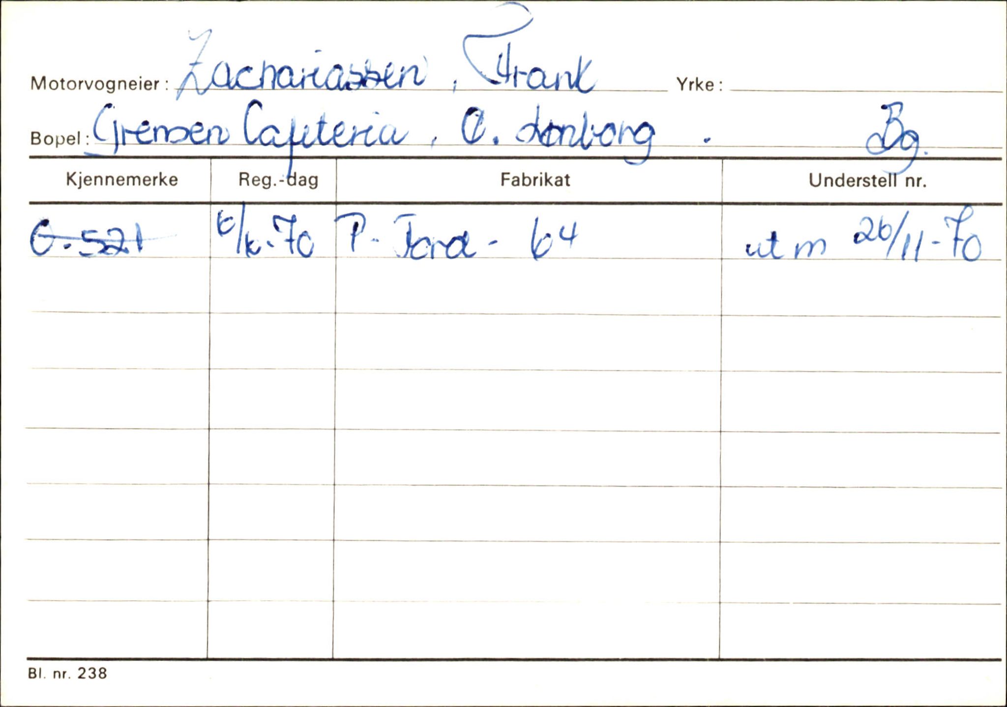 Statens vegvesen, Hordaland vegkontor, AV/SAB-A-5201/2/Hb/L0037: O-eierkort W-P, 1920-1971, p. 976