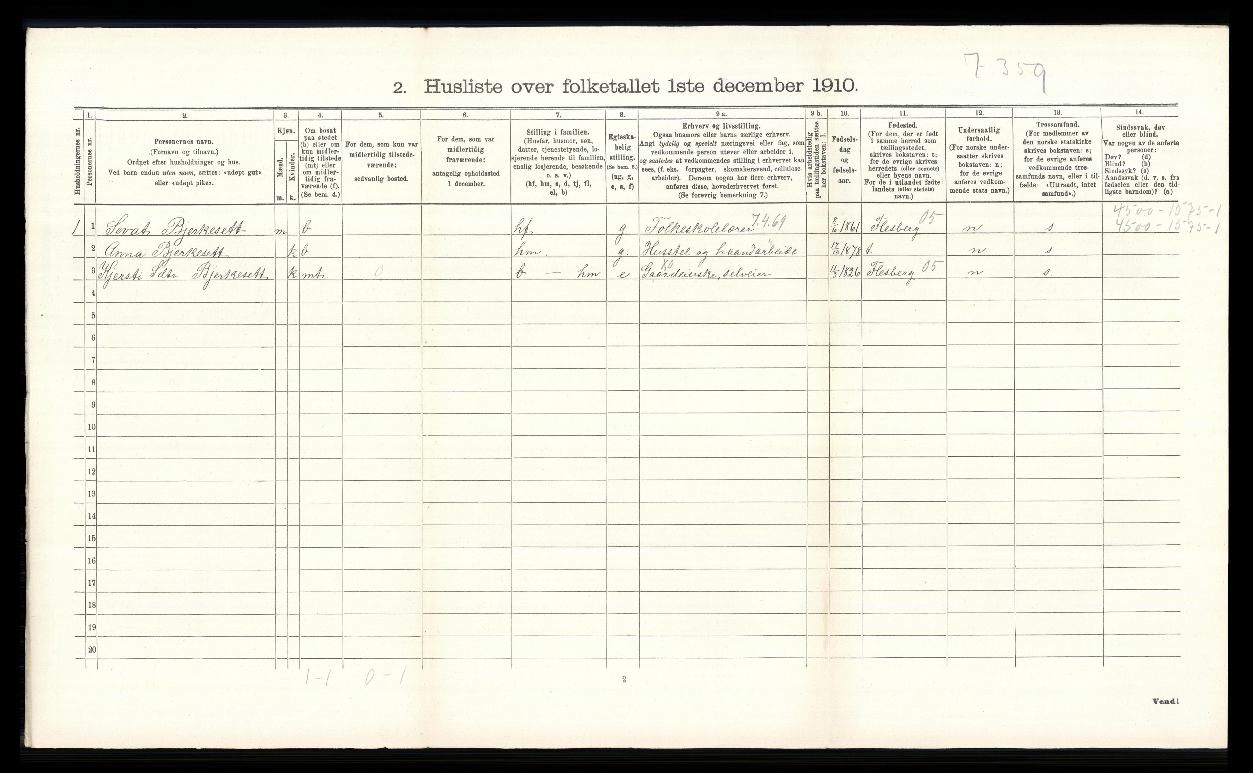 RA, 1910 census for Øvre Eiker, 1910, p. 848