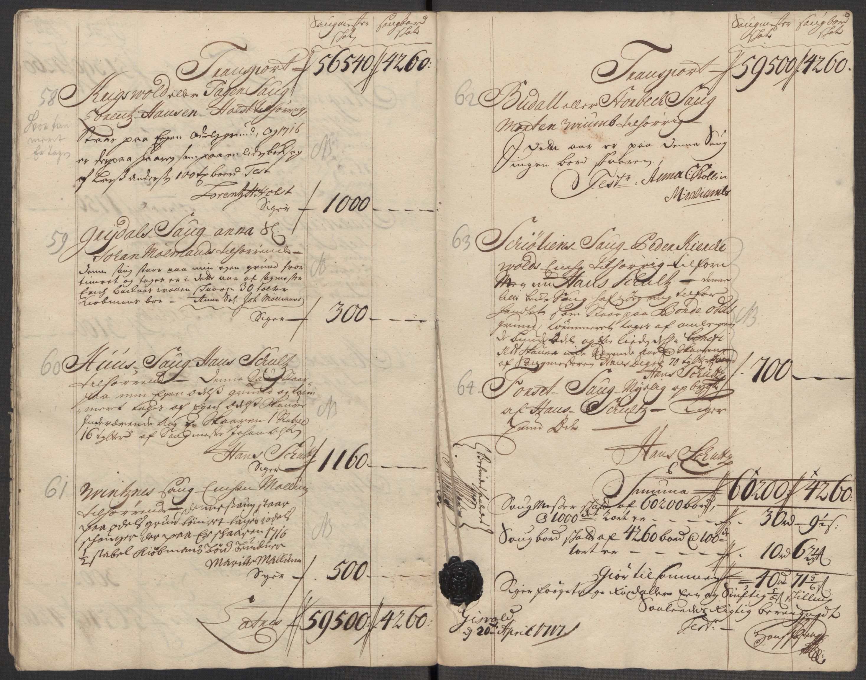 Rentekammeret inntil 1814, Reviderte regnskaper, Fogderegnskap, AV/RA-EA-4092/R60/L3968: Fogderegnskap Orkdal og Gauldal, 1716, p. 19