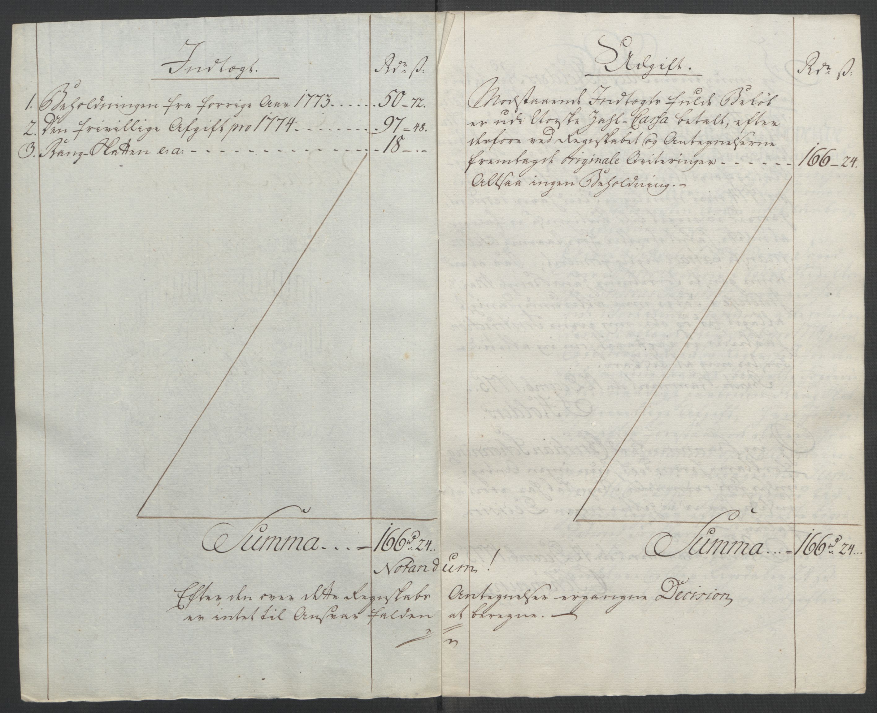 Rentekammeret inntil 1814, Reviderte regnskaper, Fogderegnskap, AV/RA-EA-4092/R19/L1399: Fogderegnskap Toten, Hadeland og Vardal, 1762-1783, p. 331