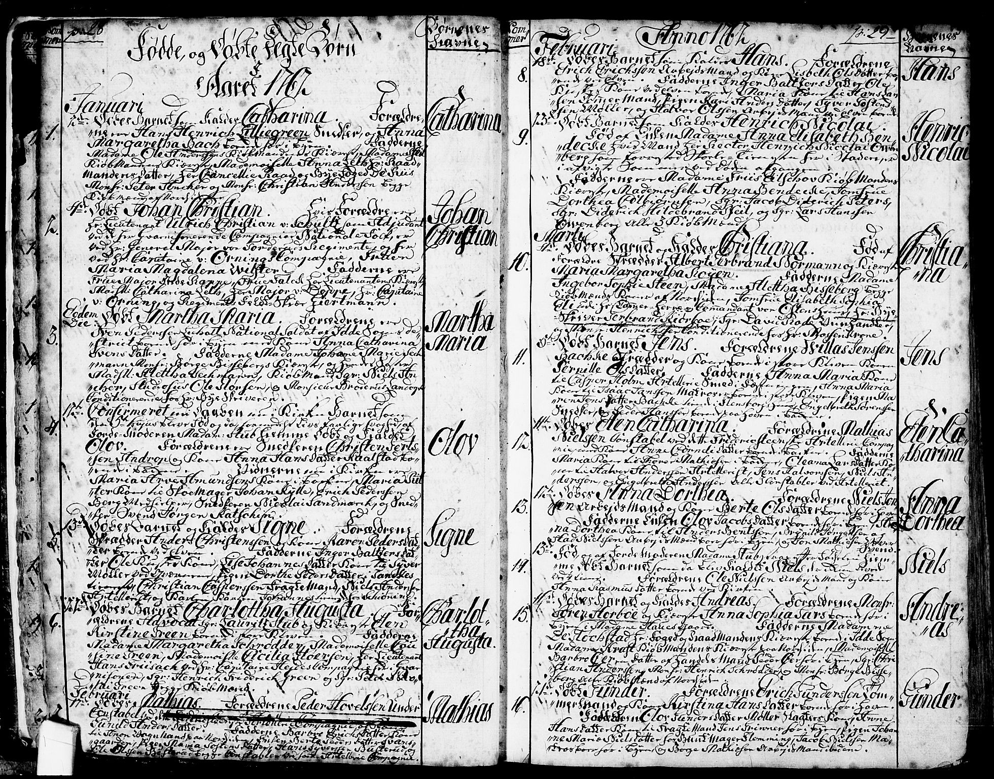 Halden prestekontor Kirkebøker, SAO/A-10909/F/Fa/L0001: Parish register (official) no. I 1, 1758-1791, p. 28-29