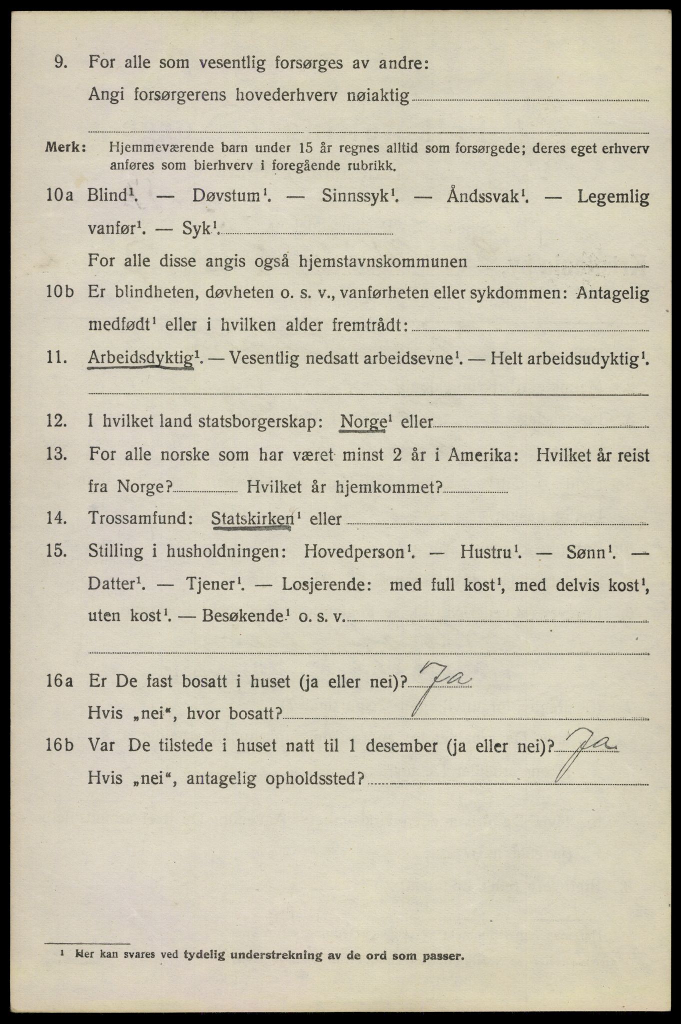 SAO, 1920 census for Kristiania, 1920, p. 251636