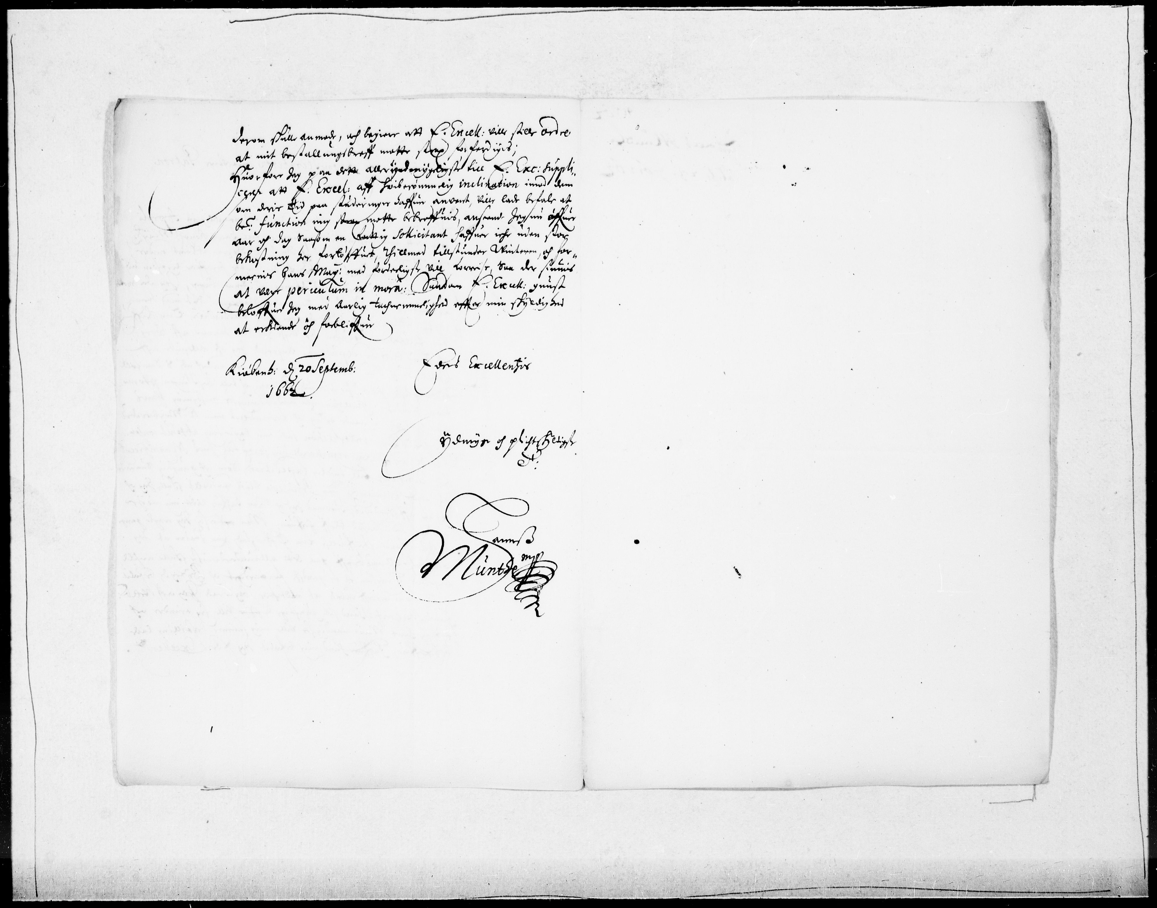 Danske Kanselli 1572-1799, AV/RA-EA-3023/F/Fc/Fcc/Fcca/L0023: Norske innlegg 1572-1799, 1662-1664, p. 2