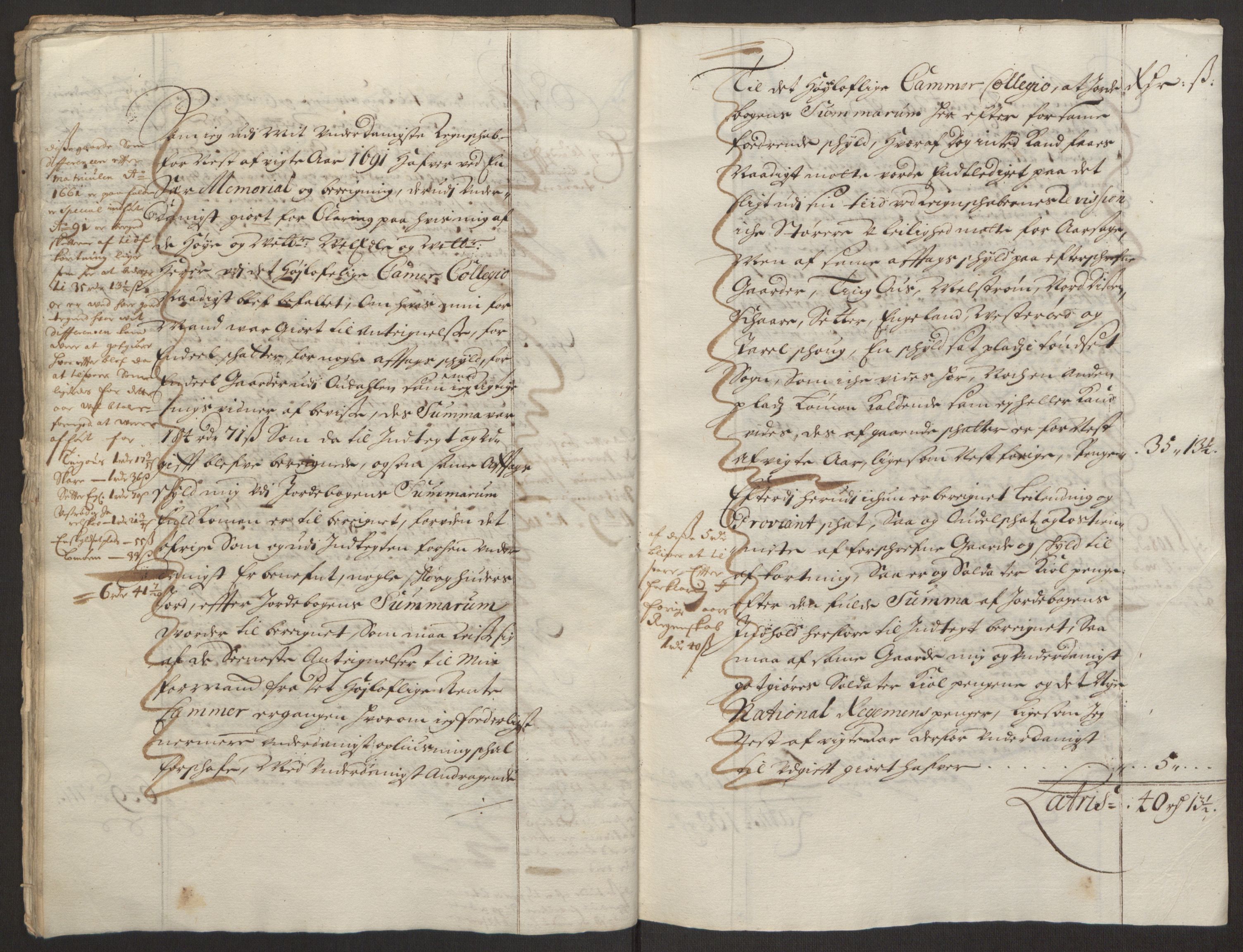 Rentekammeret inntil 1814, Reviderte regnskaper, Fogderegnskap, AV/RA-EA-4092/R13/L0830: Fogderegnskap Solør, Odal og Østerdal, 1692, p. 27