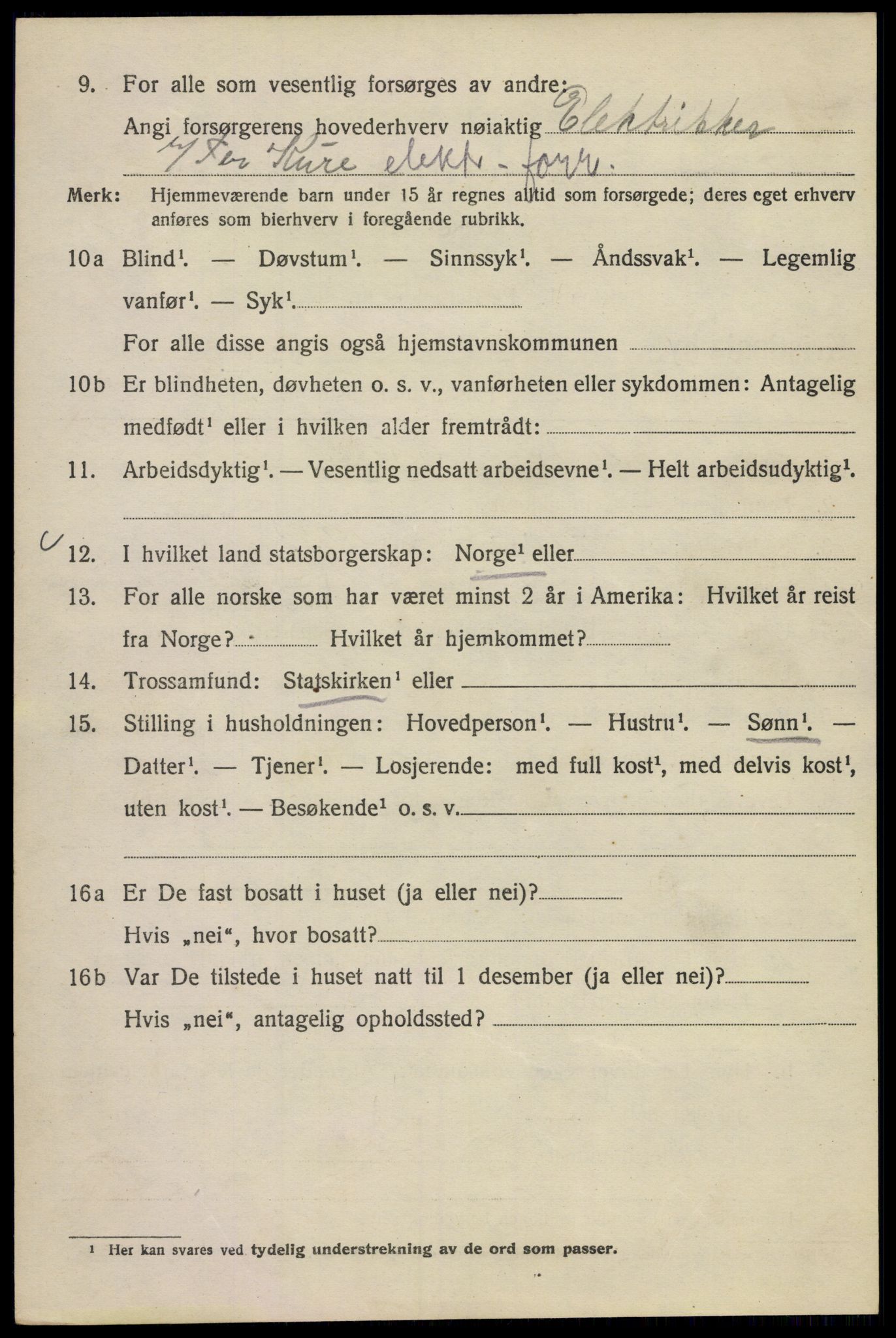 SAO, 1920 census for Kristiania, 1920, p. 327134